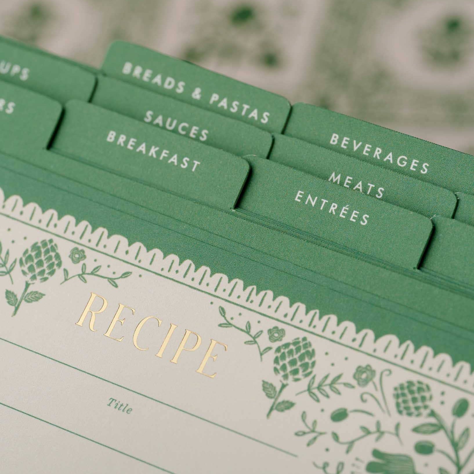 Rifle Paper Co. SHOP Artichoke Recipe Tin