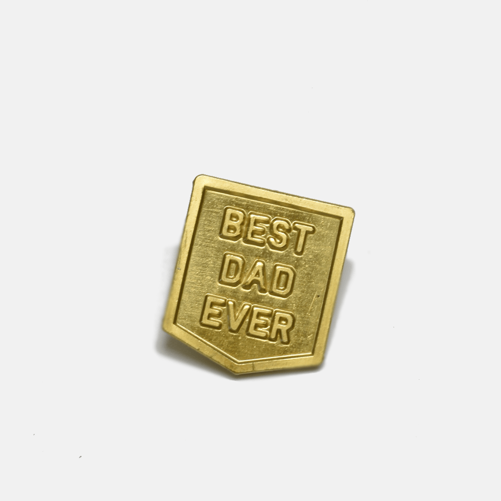 Curated Basics SHOP Best Dad Ever Pin