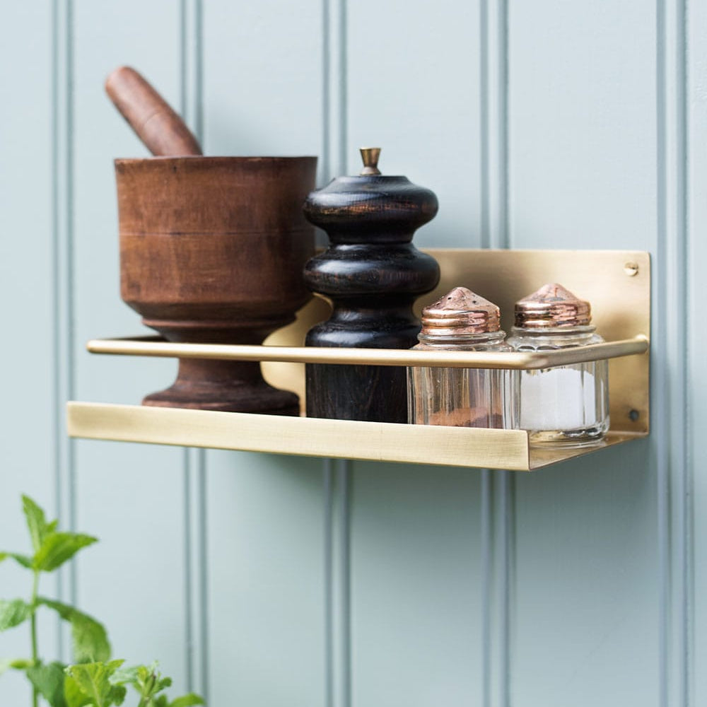 Fog Linen Work SHOP Brass Shelf