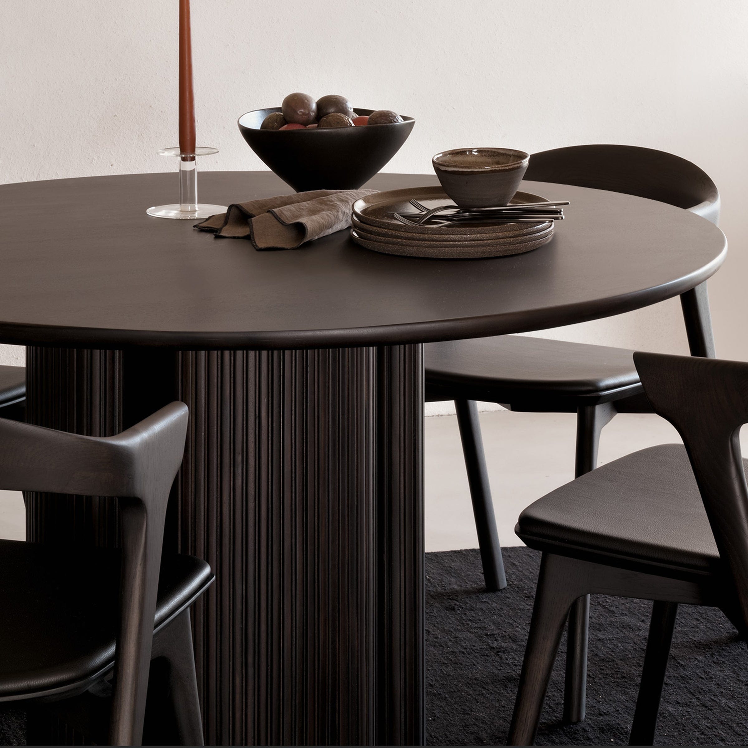 Ethnicraft Furniture Brown Oak Bok Chair