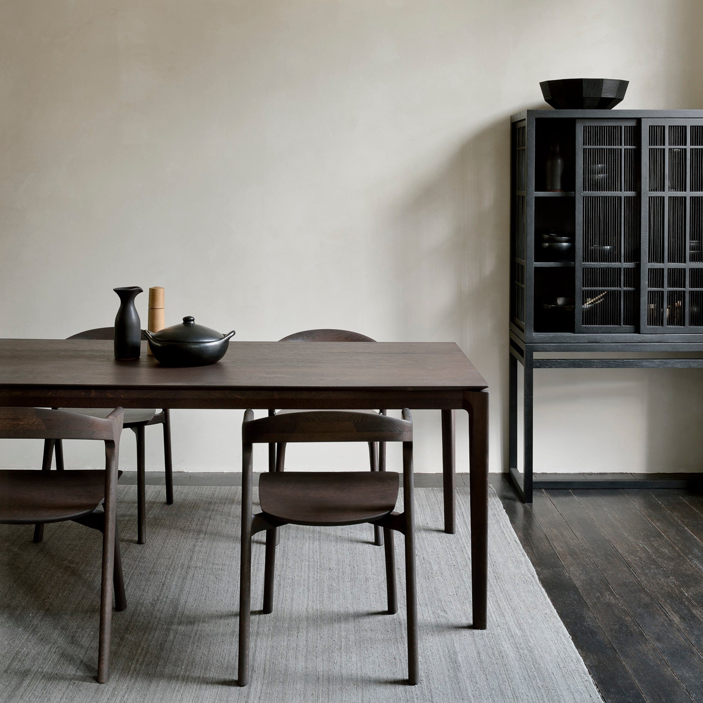 Ethnicraft Furniture Brown Oak Bok Dining Table