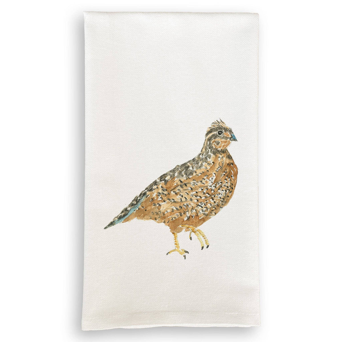 French Graffiti SHOP Brown Quail Linen Guest Towel