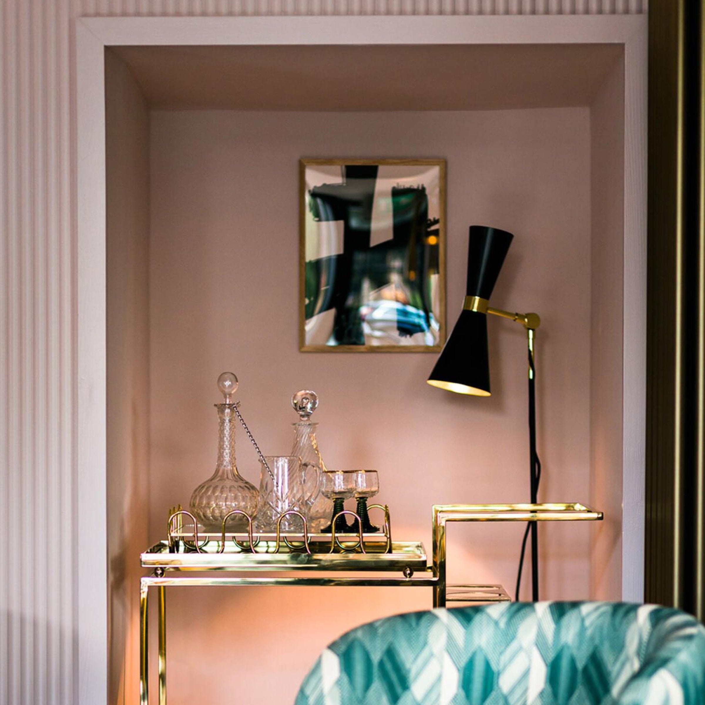 Mullan Lighting Lighting Cairo Mid-Century Floor Lamp