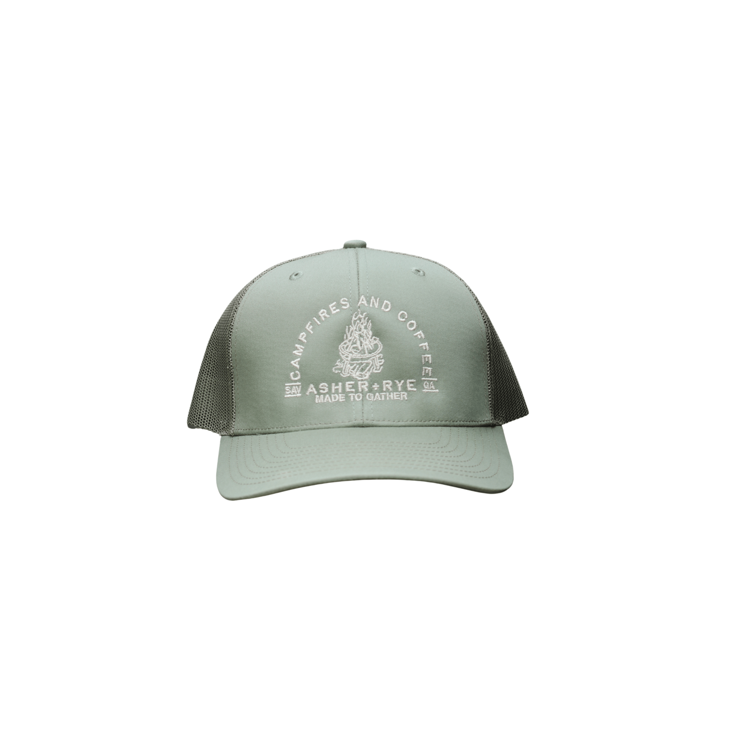 Warehouse Uniform & Embroidery SHOP Campfires + Coffee Hat