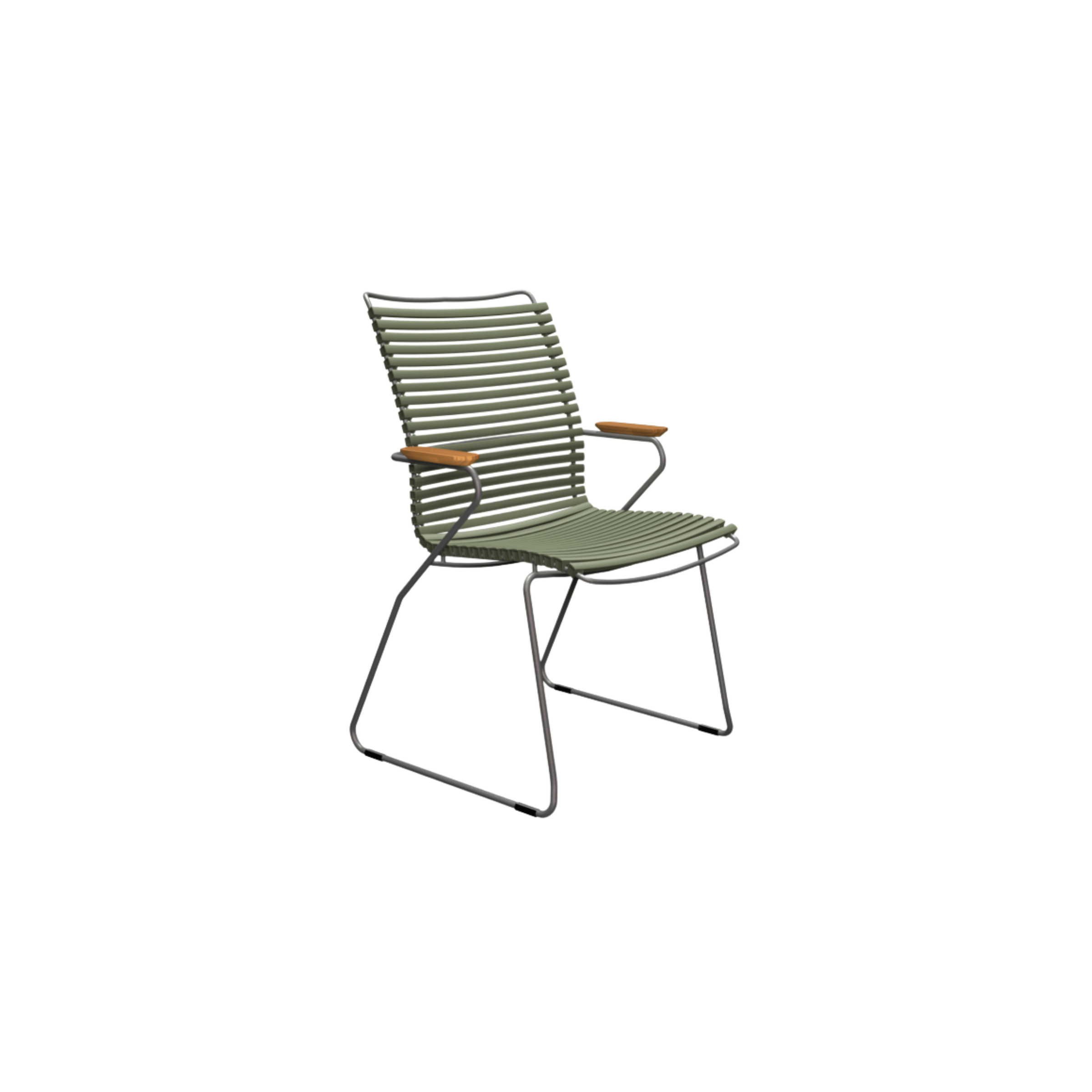 HOUE SHOP Olive Green Click Dining Chair Tall