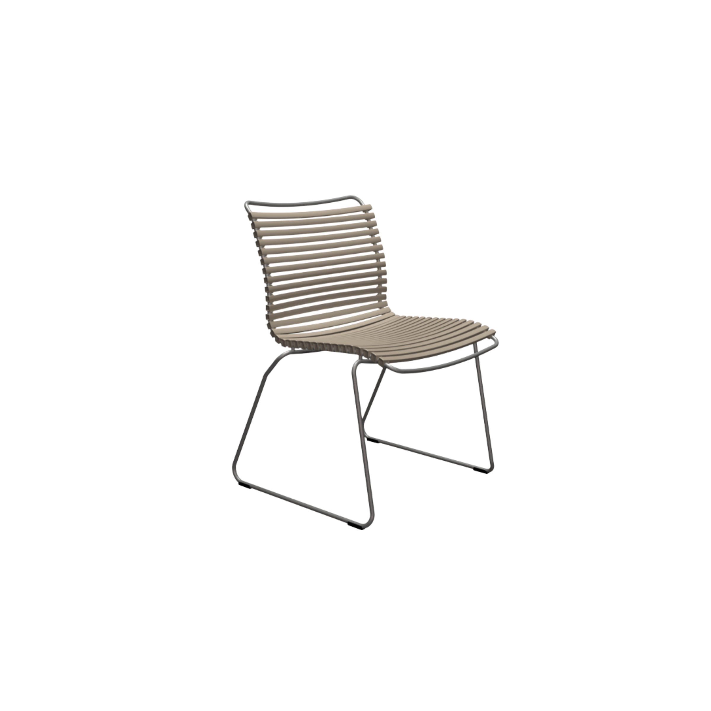 HOUE SHOP Beige Click Dining Chair Without Armrest