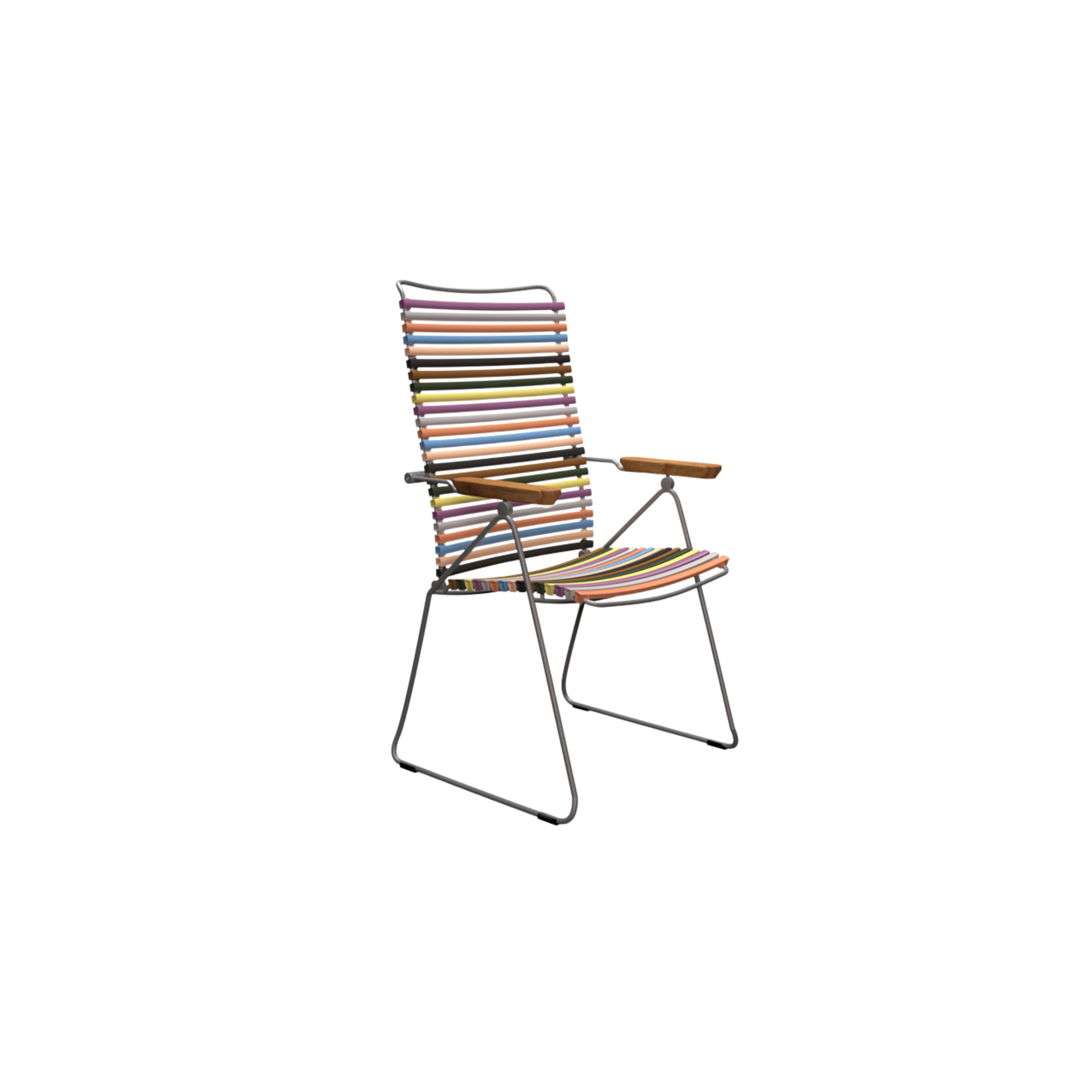 HOUE SHOP Multi Color 1 Click Position Chair
