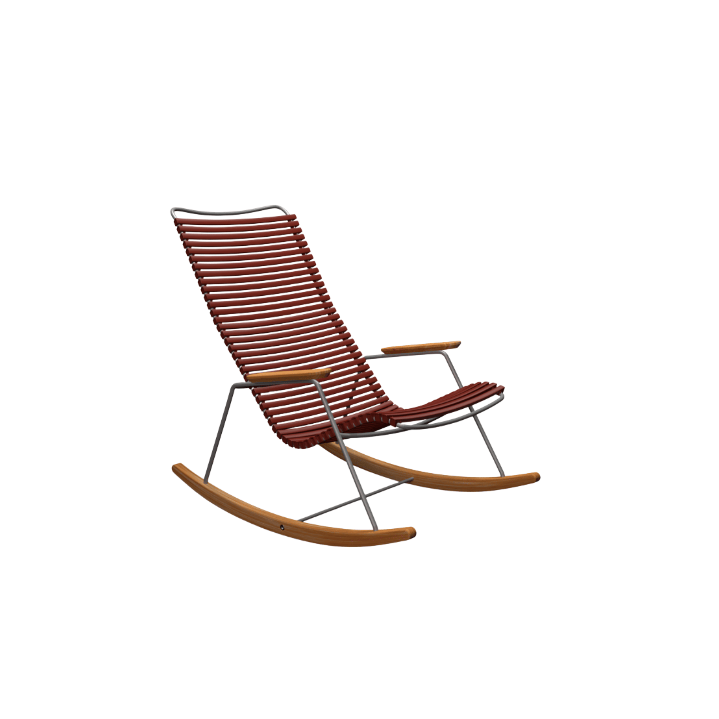 HOUE SHOP Red Click Rocking Chair