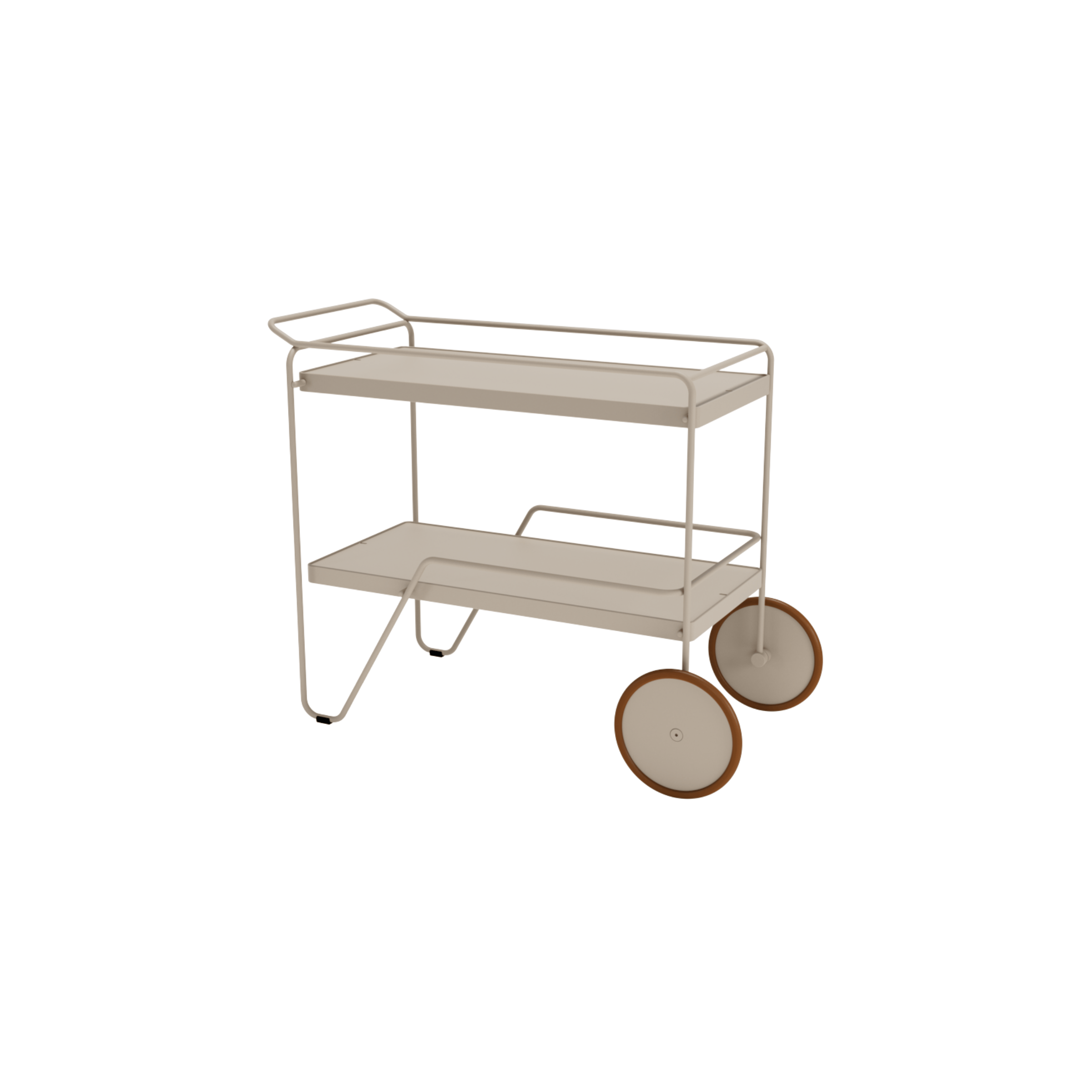 HOUE SHOP Beige Click Serving Cart