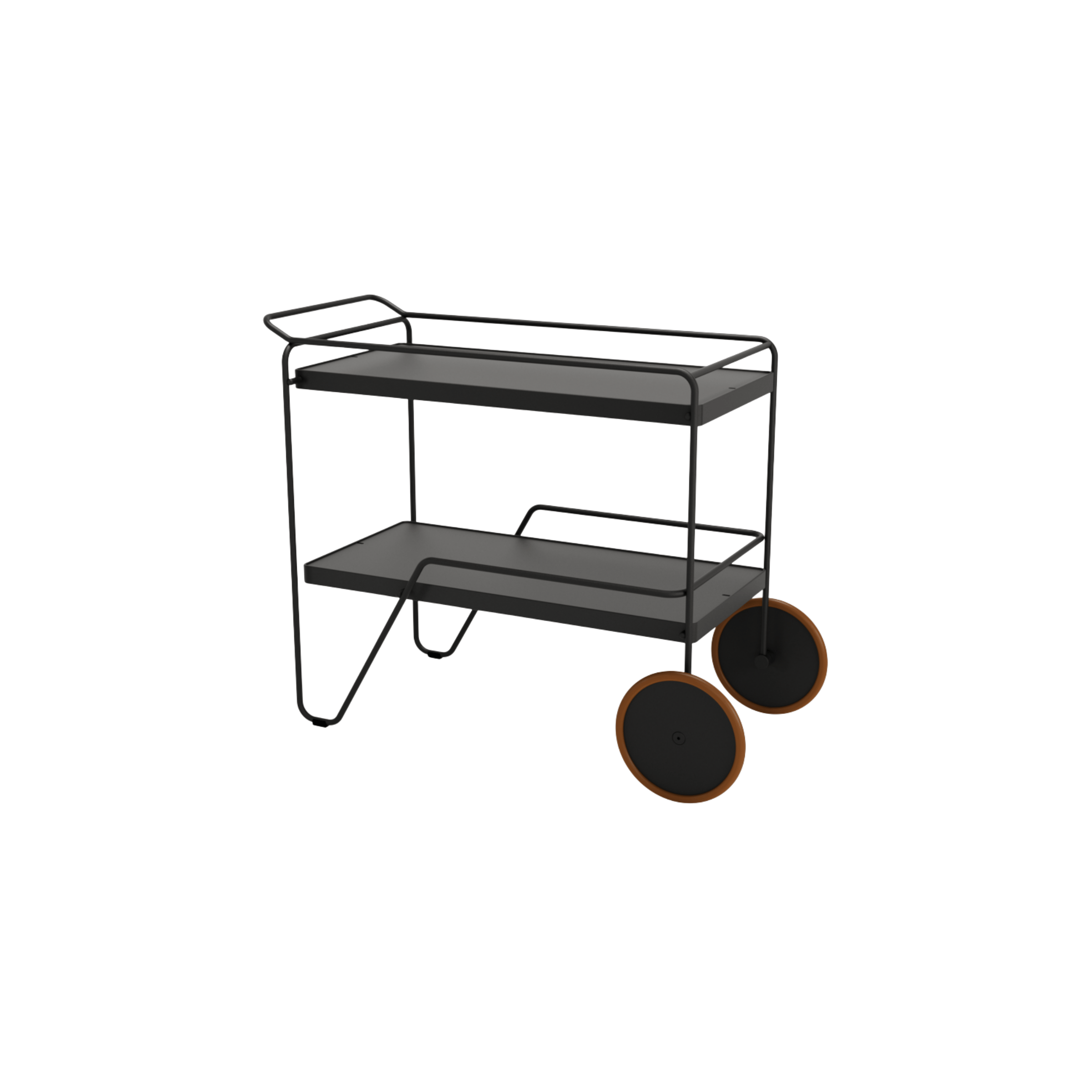 HOUE SHOP Black Click Serving Cart