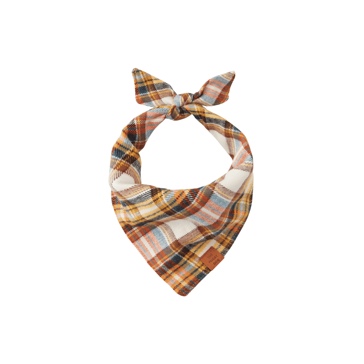 The Foggy Dog SHOP Cornucopia Flannel Dog Bandana