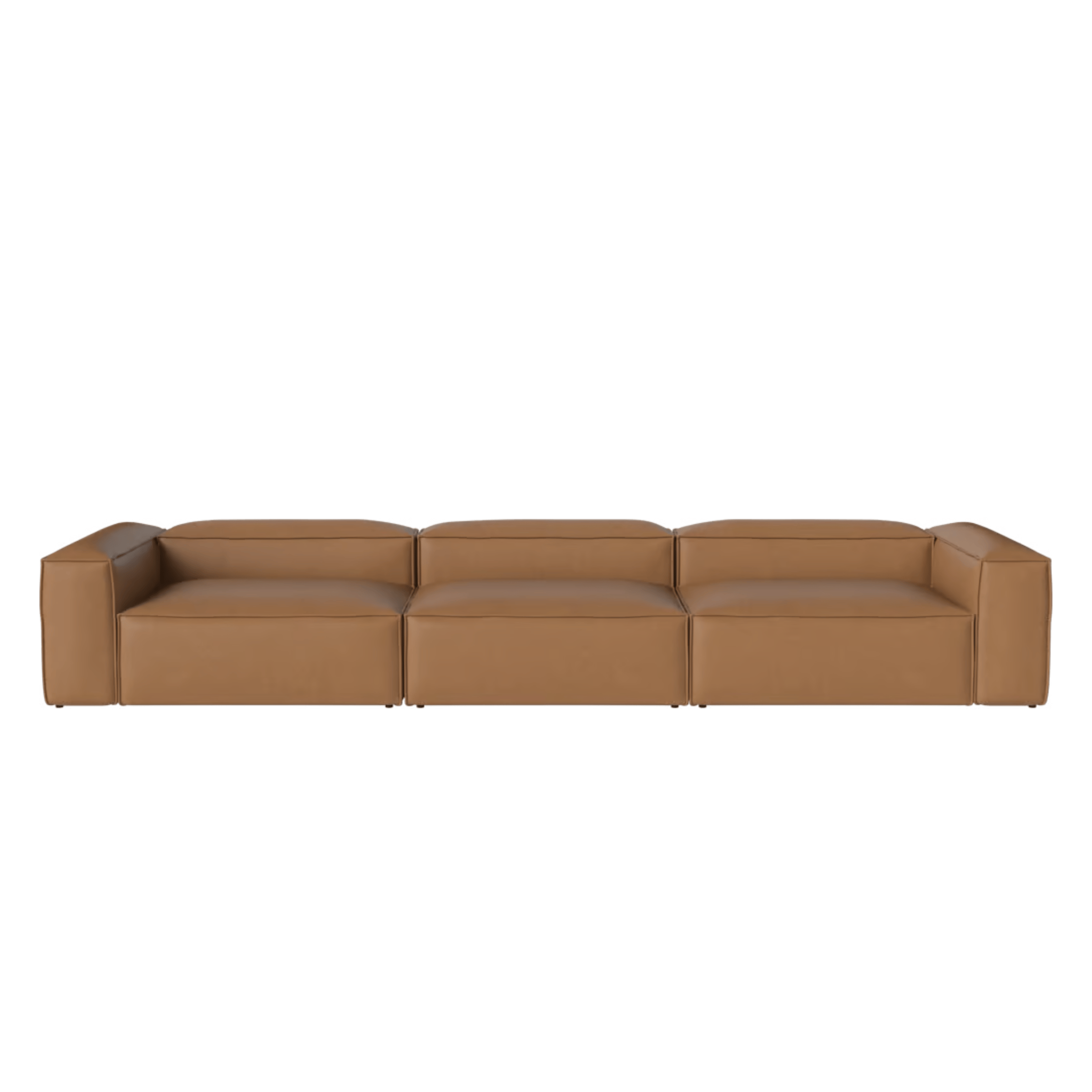 Bolia SHOP 47 Inches (120 cm) / Big Corner / Sydney Cognac Cosima Three Unit Sofa
