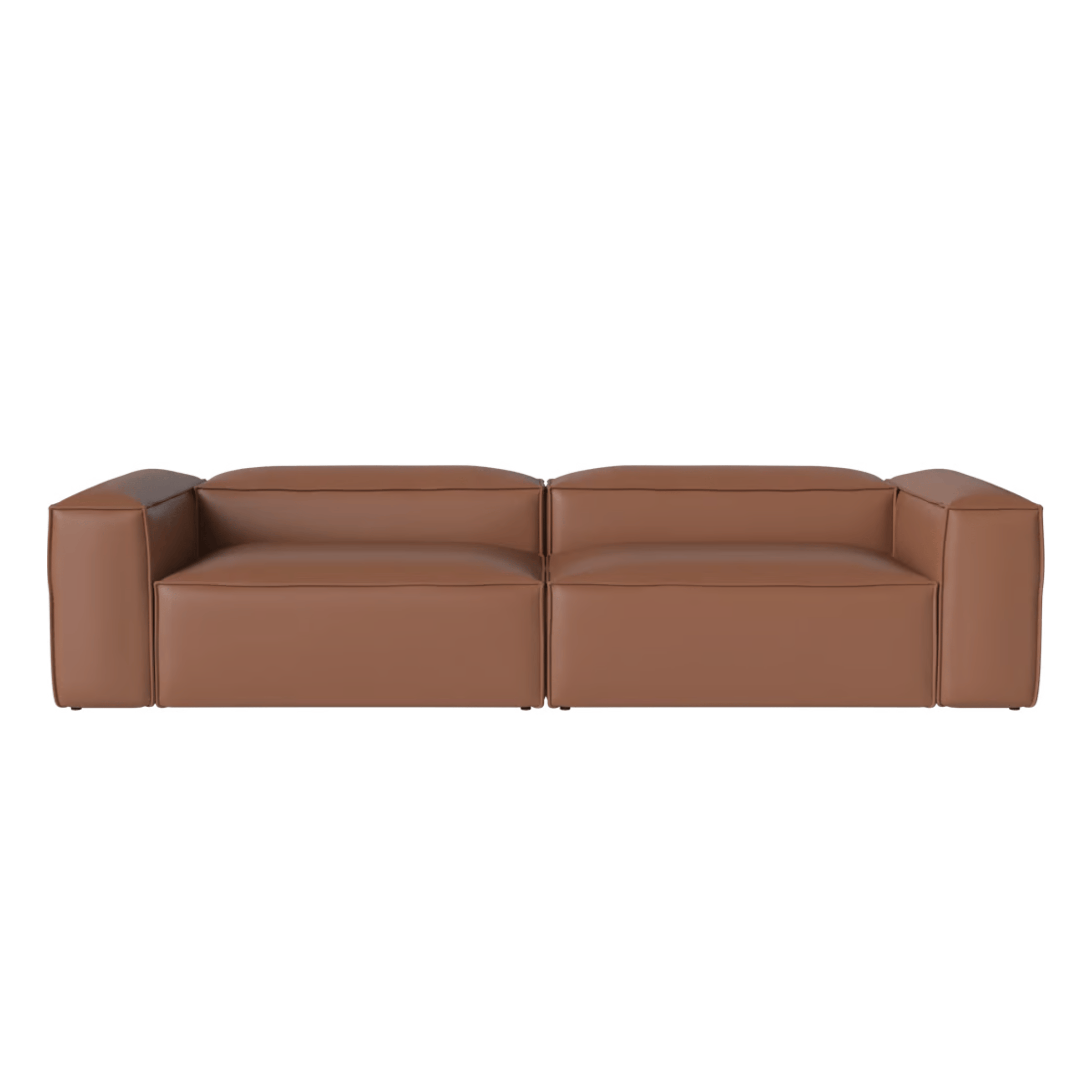 Bolia SHOP 39 inches / Large Corner / Sydney Cognac Cosima Two Unit Sofa