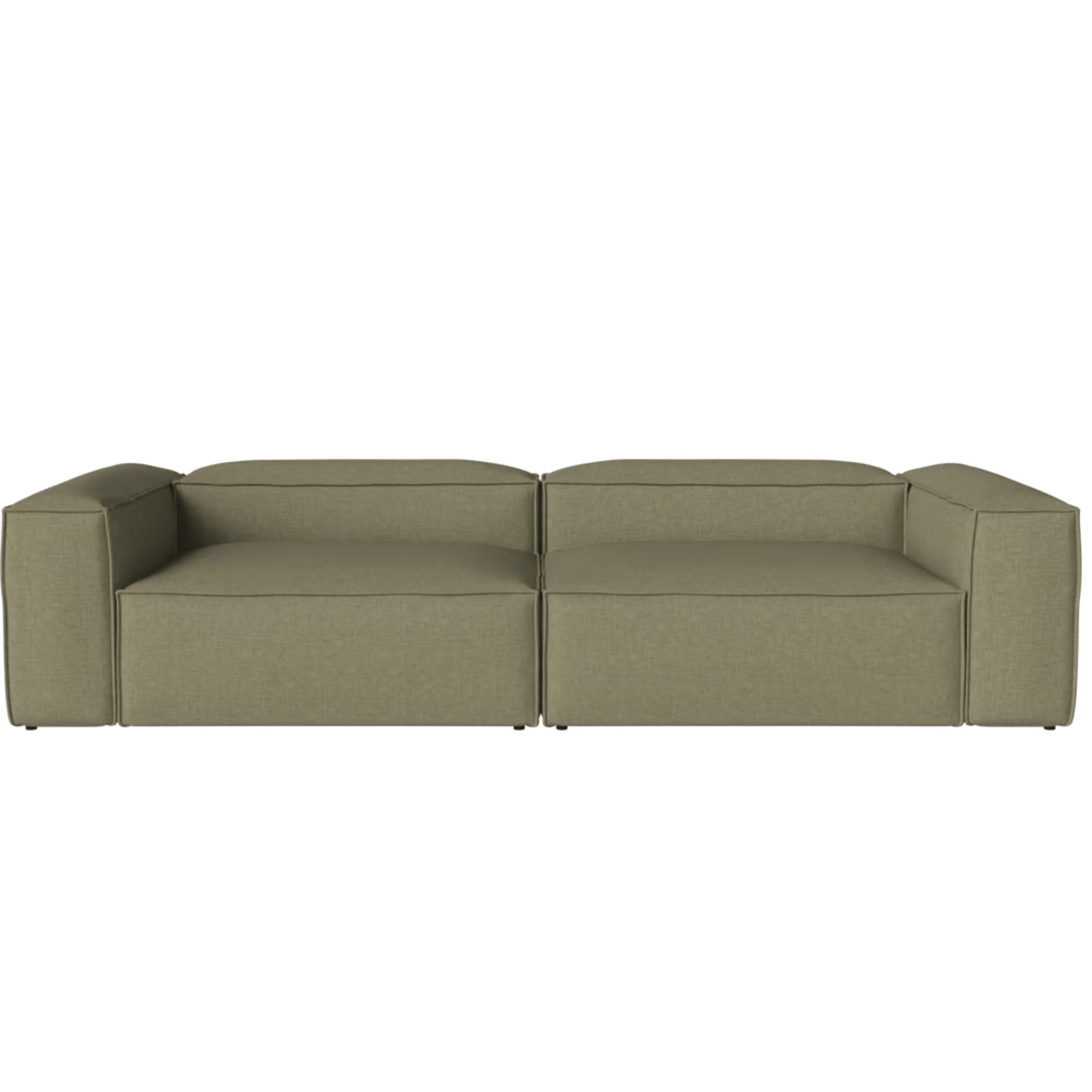 Bolia SHOP 47 inches / Large Corner / Nantas Green Cosima Two Unit Sofa