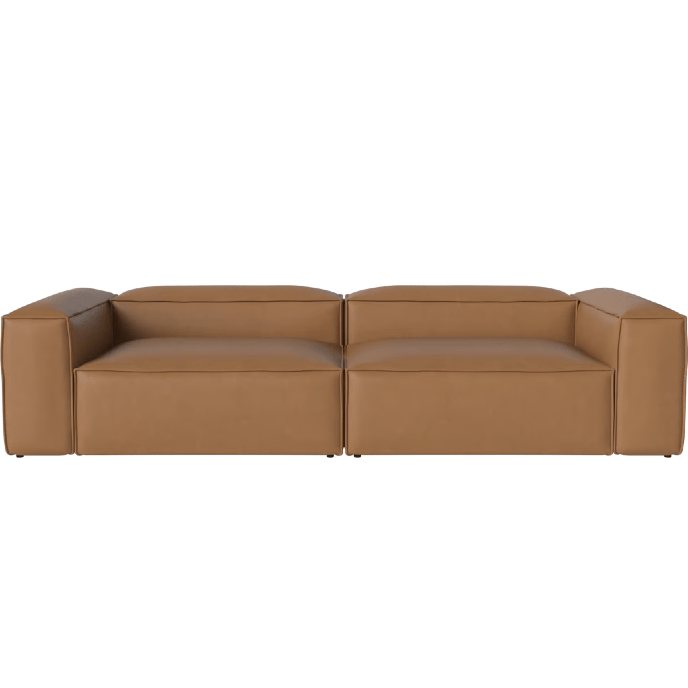Bolia SHOP 47 inches / Large Corner / Sydney Cognac Cosima Two Unit Sofa