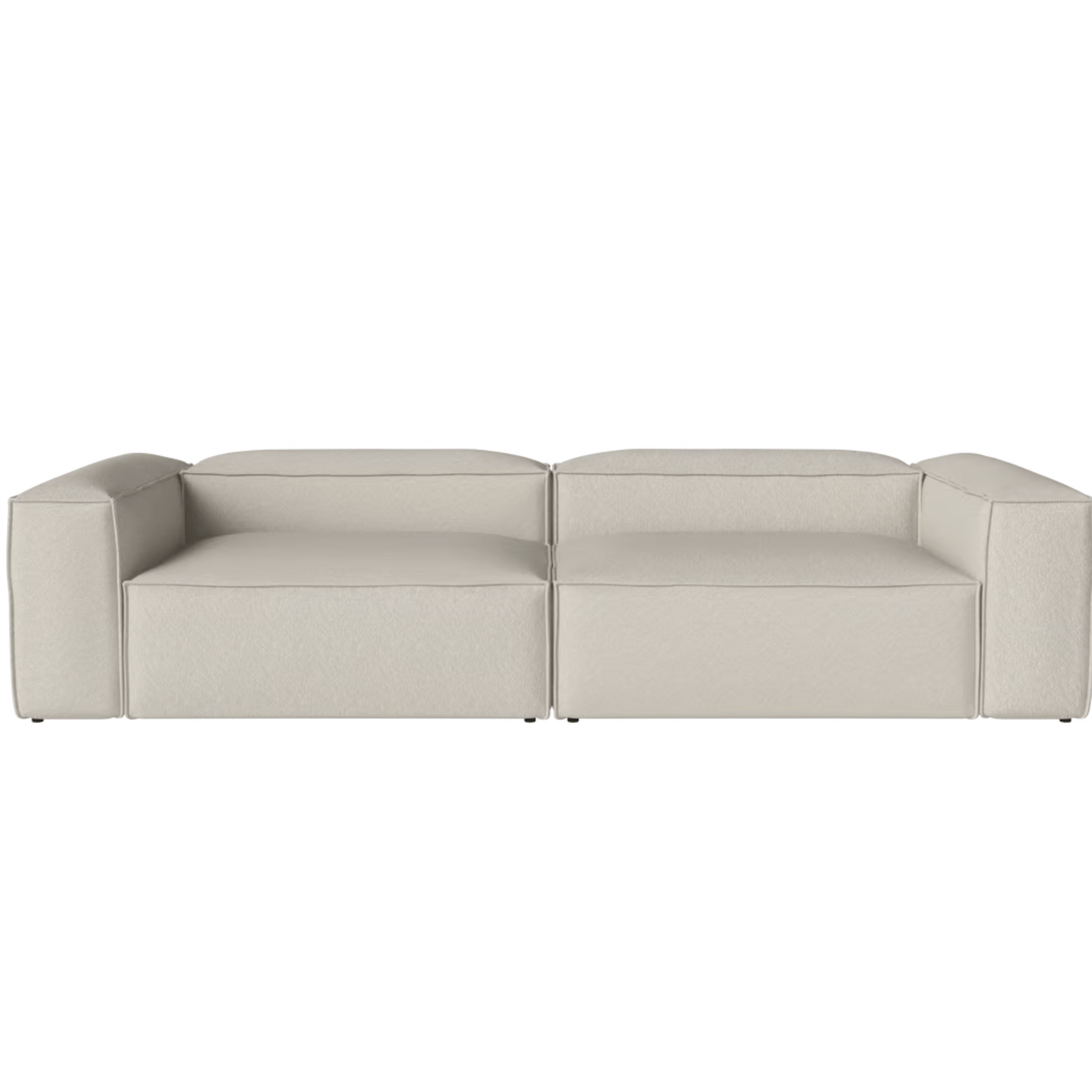Bolia SHOP 47 inches / Large Corner / Vilme Beige Cosima Two Unit Sofa