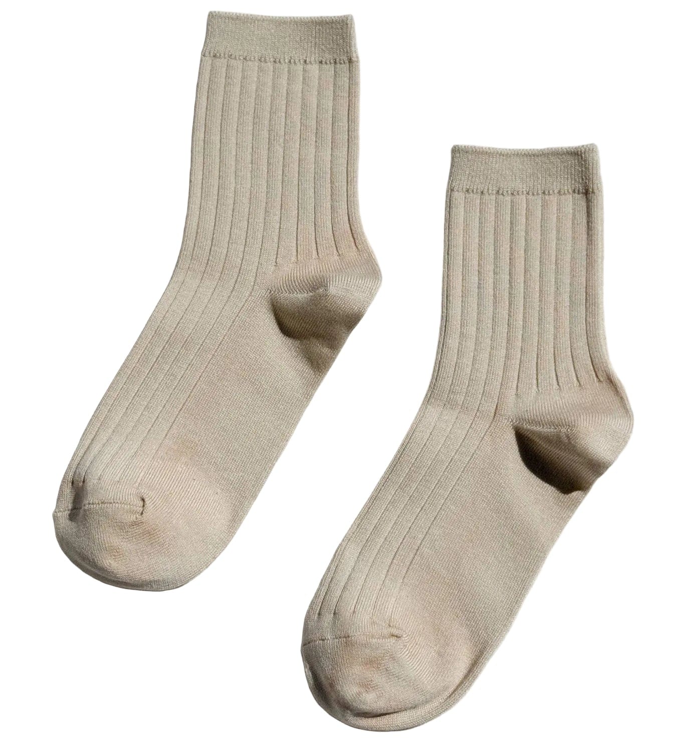 Le Bon Shoppe Socks Porcelain Cotton Rib Women's Socks