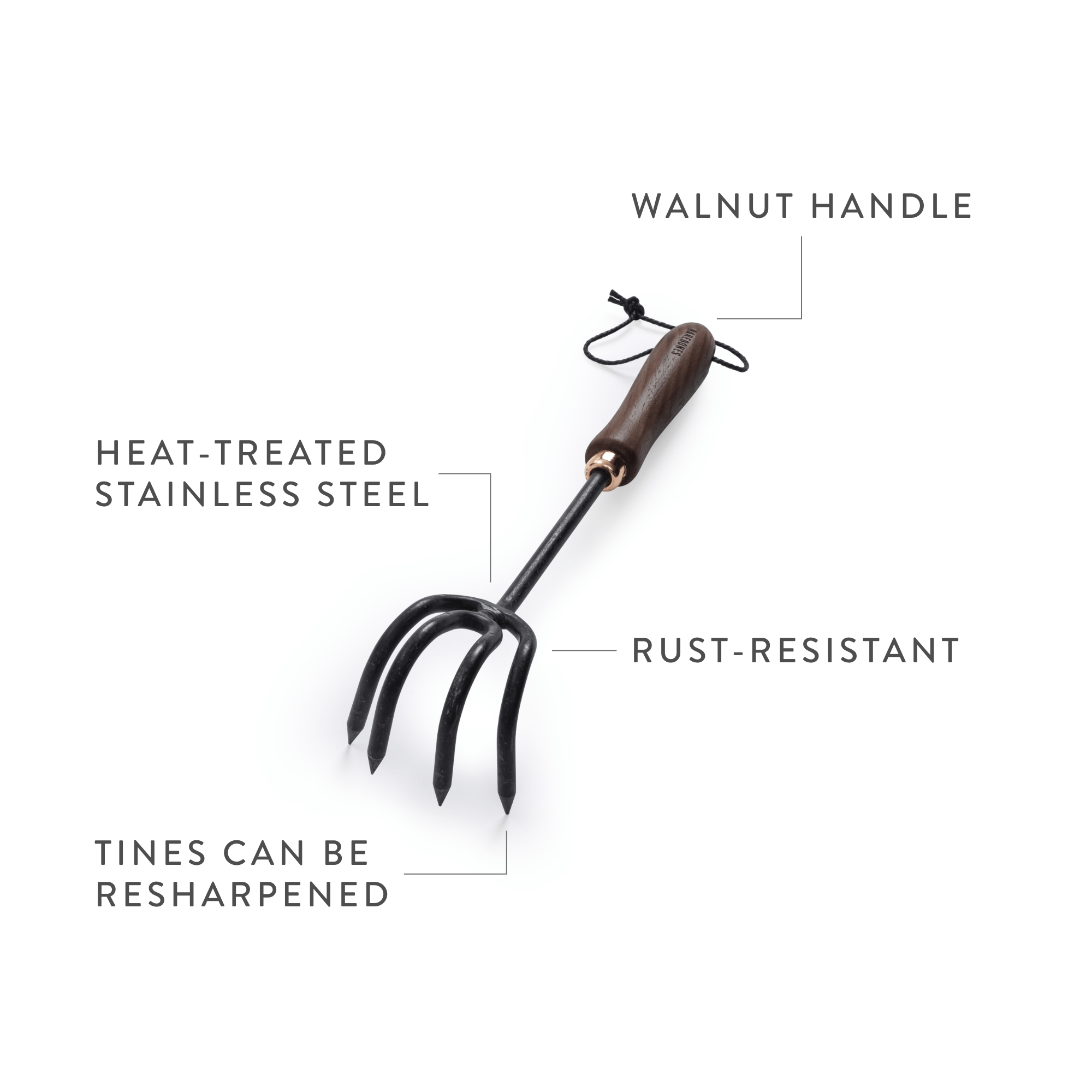 Barebones Gardening Tools Ash/Mint Cultivator