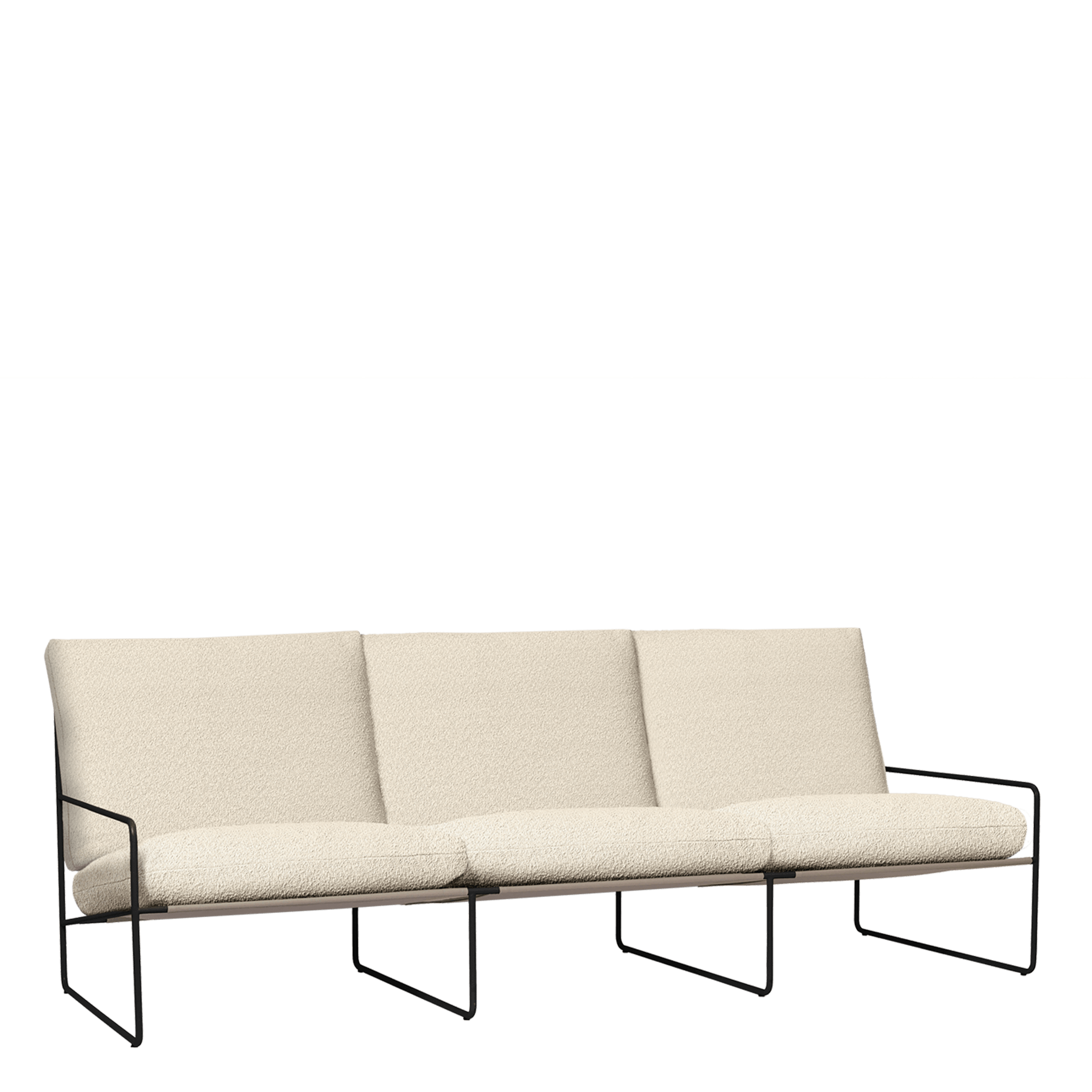 Ferm Living Outdoor 3-Seater / Off-White Boucle Desert Outdoor Sofa