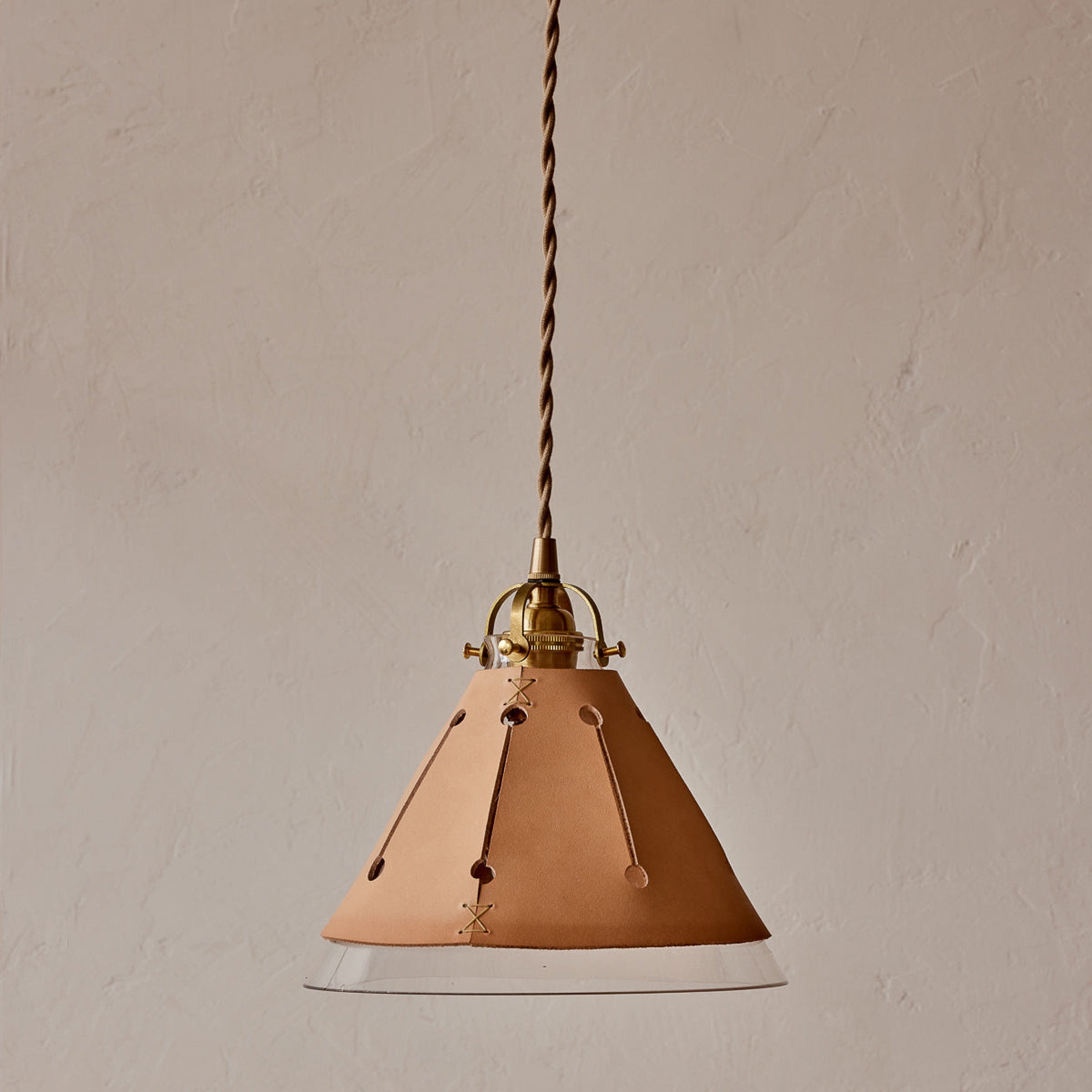 Lostine Lighting Natural Tan / Plug and Switch Dot Pendant Light