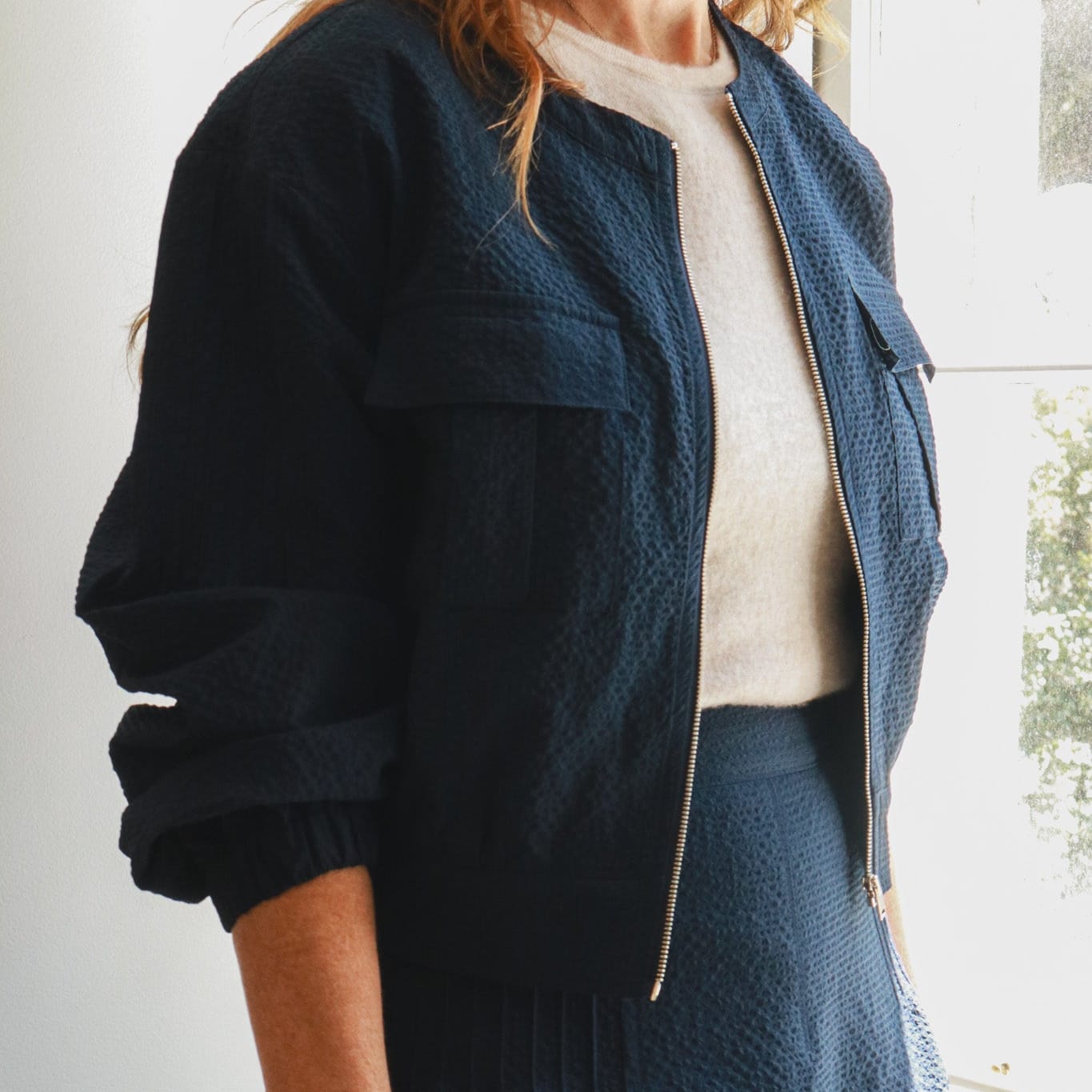 Tripleroot SHOP Drop Pin-Tuck Jacket