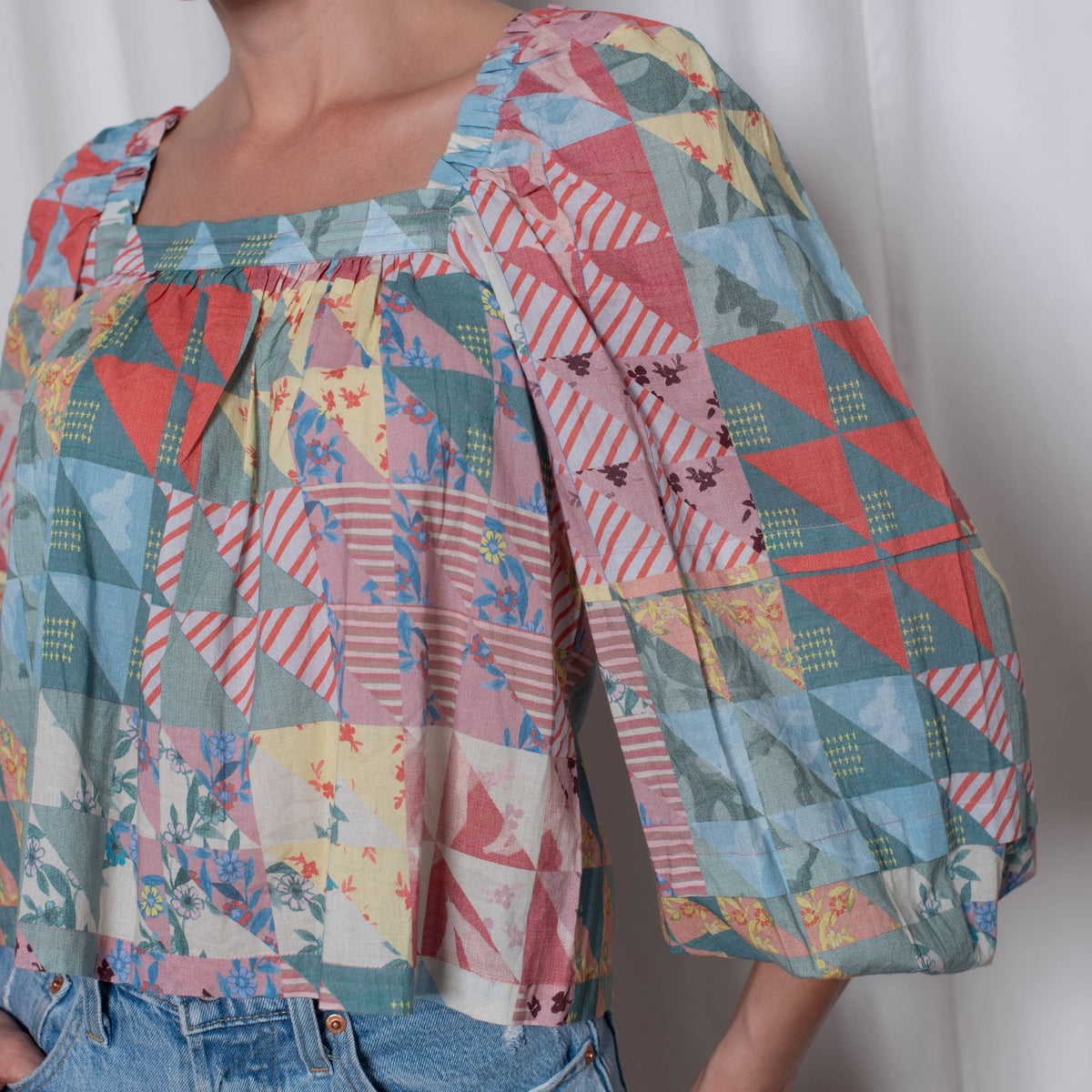 Pastel Geo Top – Asher + Rye