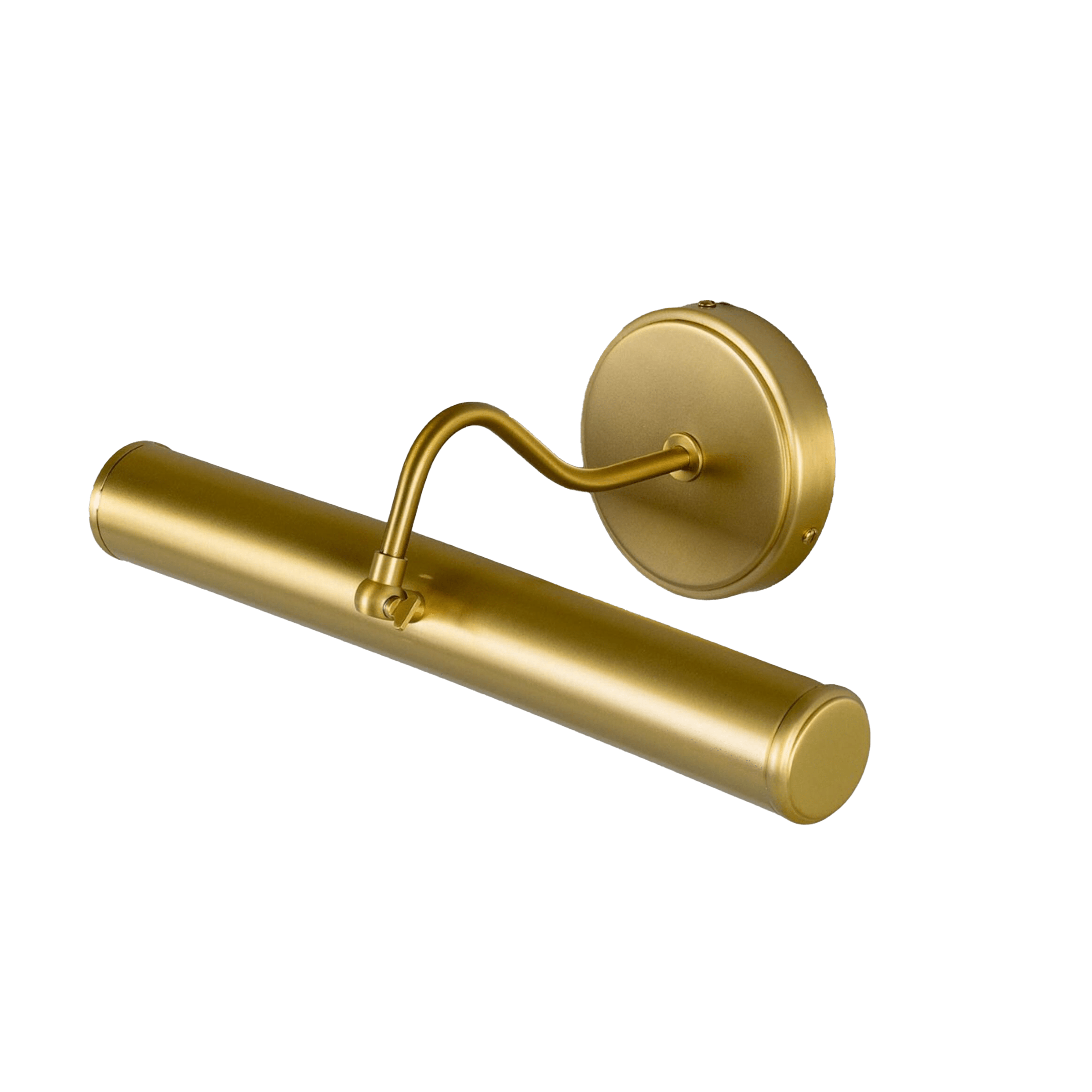 Mullan Lighting Lighting Satin Brass Elle Solid Brass Picture Light