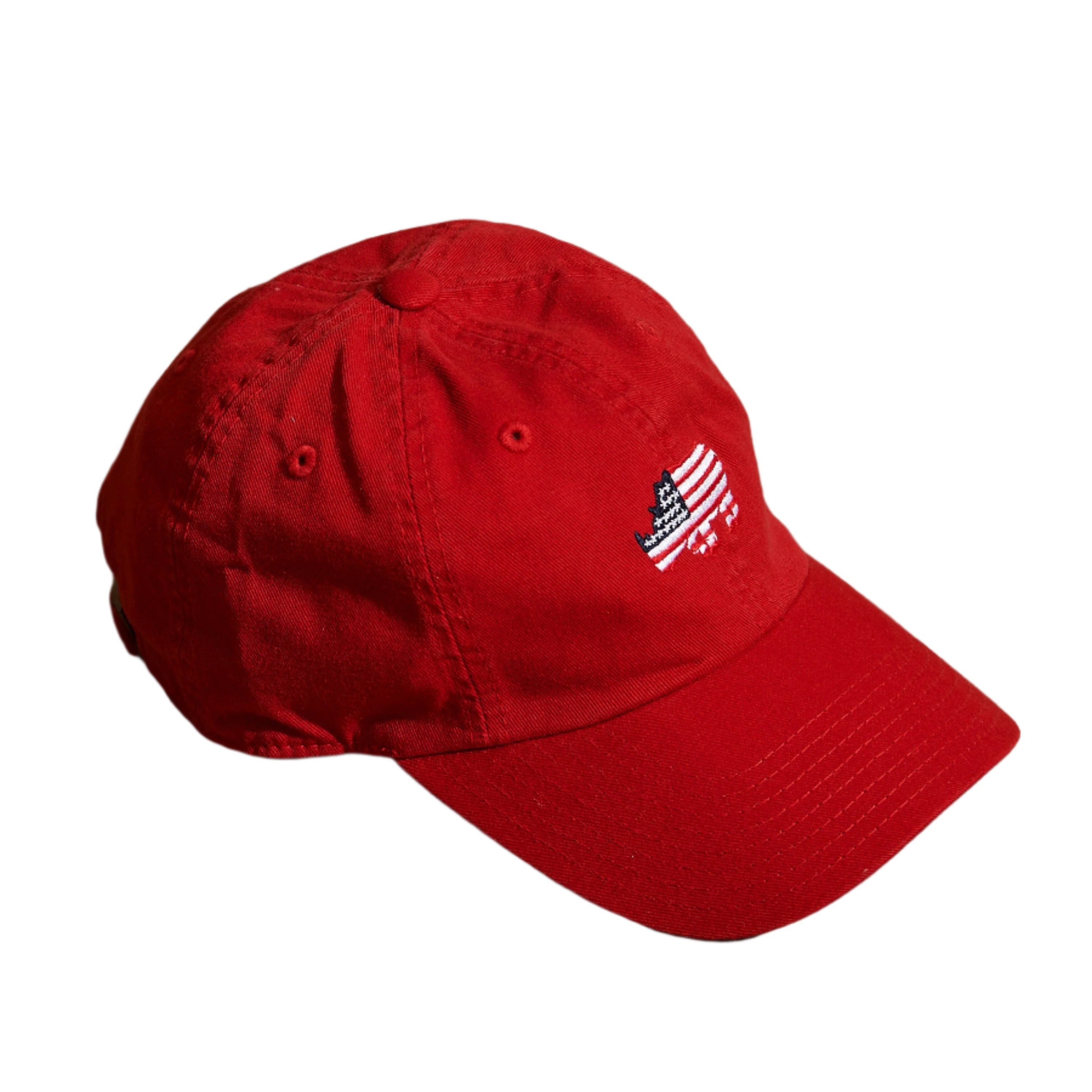 American Rhino Hats Red Embroidered Hat