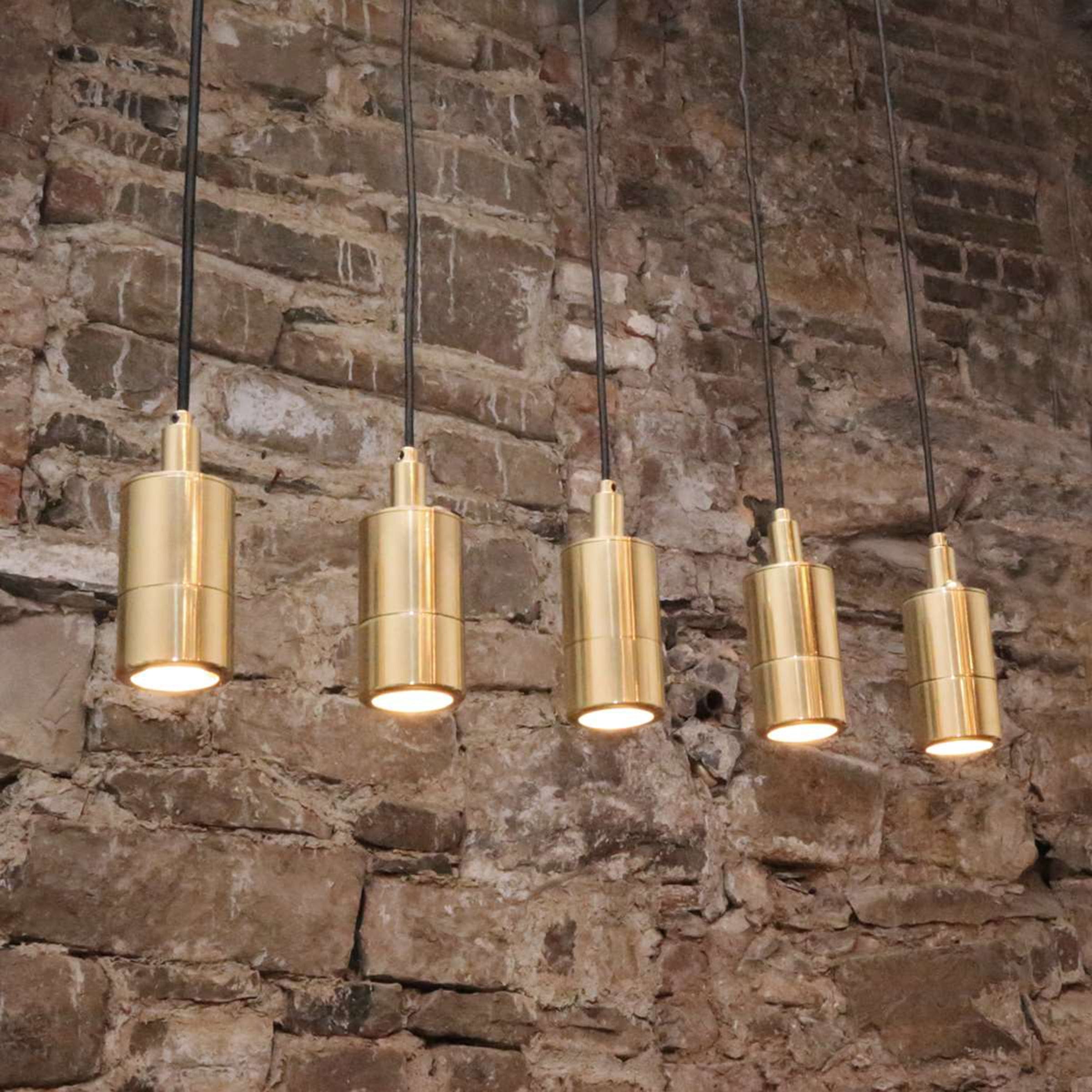 Mullan Lighting Lighting Ennis Brass Spot Light Pendant