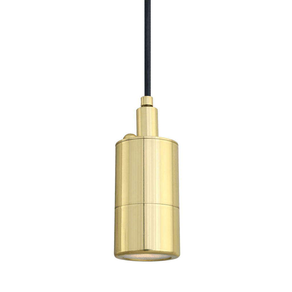 Mullan Lighting Lighting Polished Brass (Indoor Only) / 100 cm (39.35") / Interior Damp (IP44) Ennis Brass Spot Light Pendant