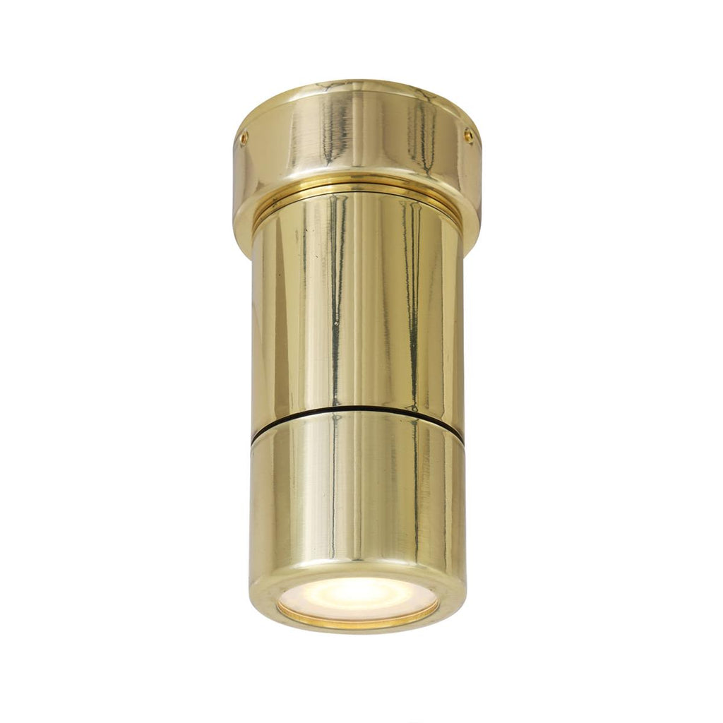 Mullan Lighting Lighting Polished Brass (Indoor Only) / Interior Damp (IP44) Ennis Brass Spot Light
