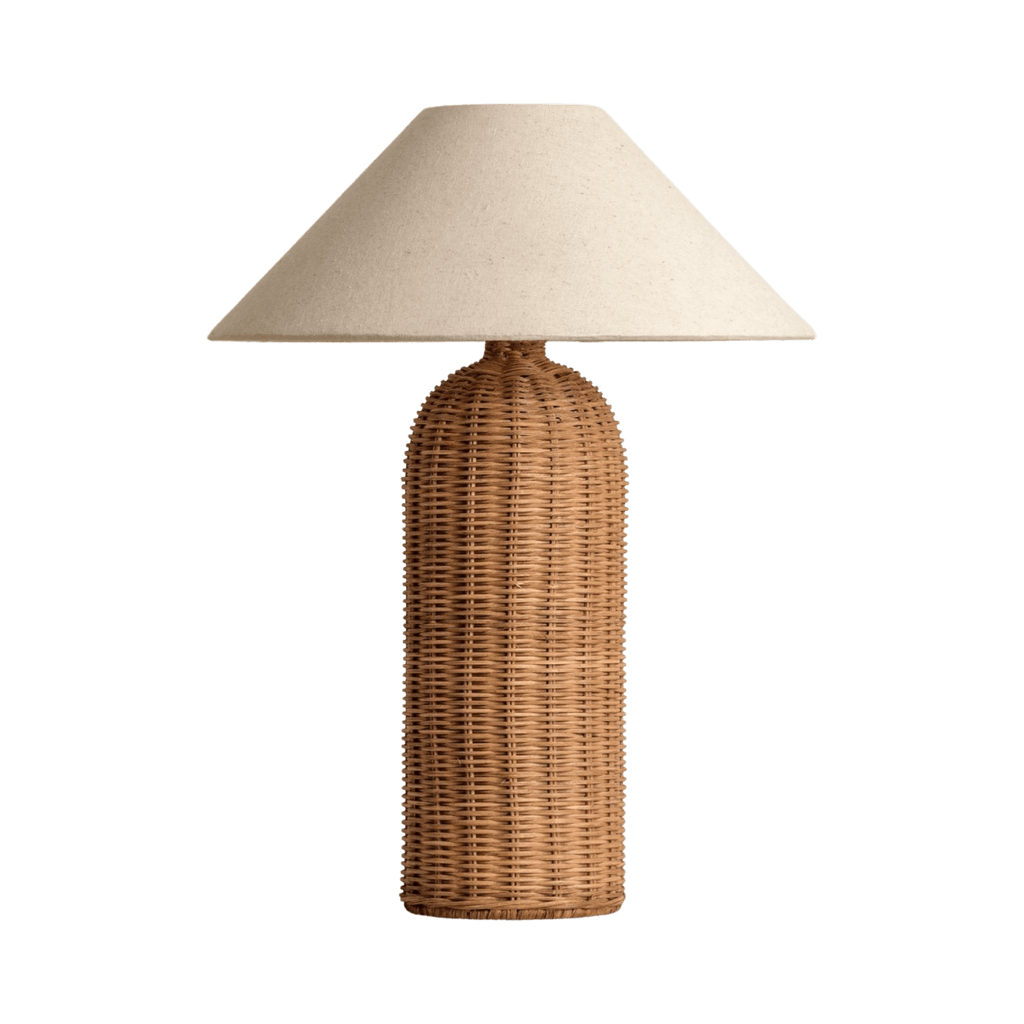 Lights & Lamps Lighting Ensia Tall Rattan Table Lamp