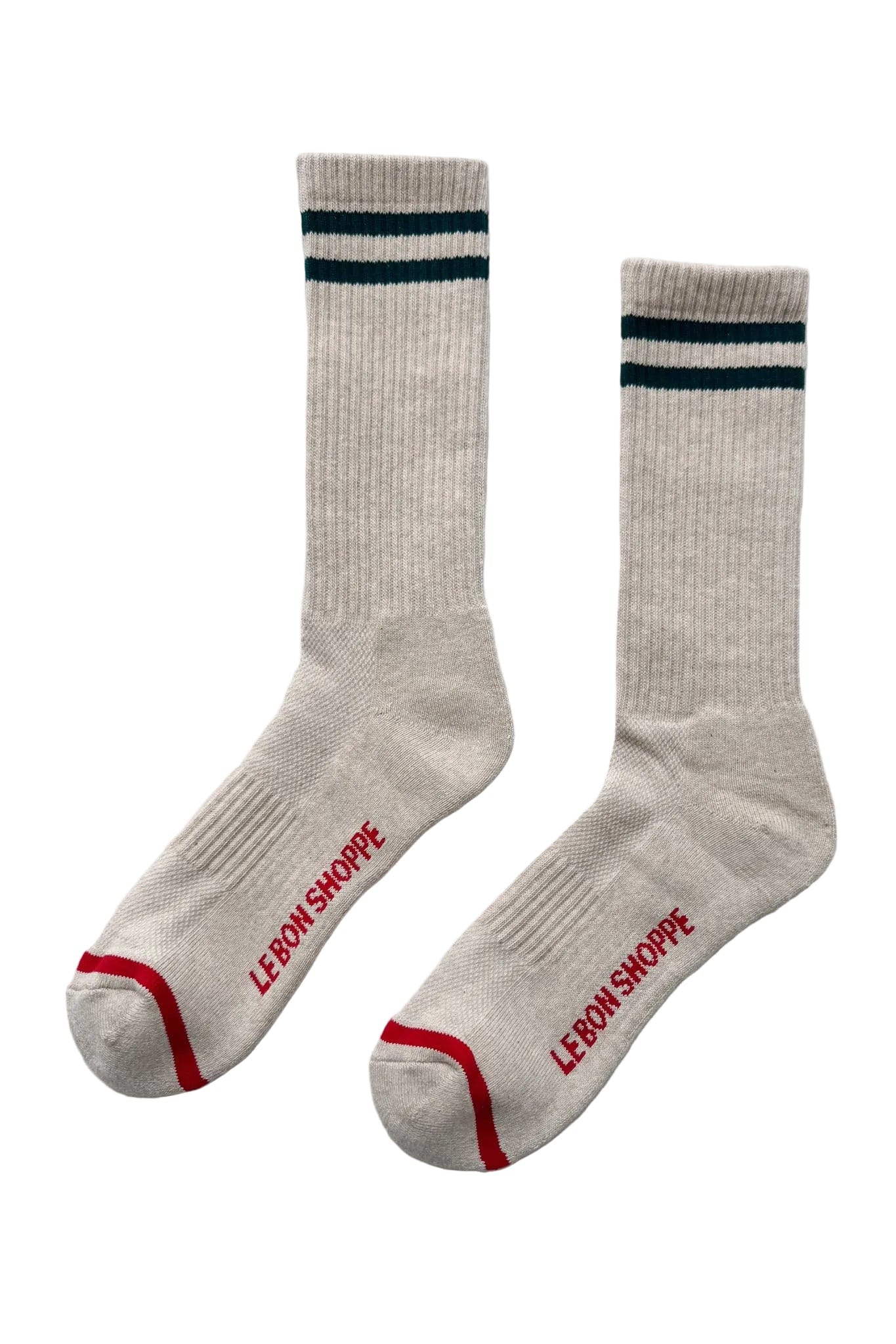 Le Bon Shoppe Socks Oatmeal Extended Boyfriend Socks