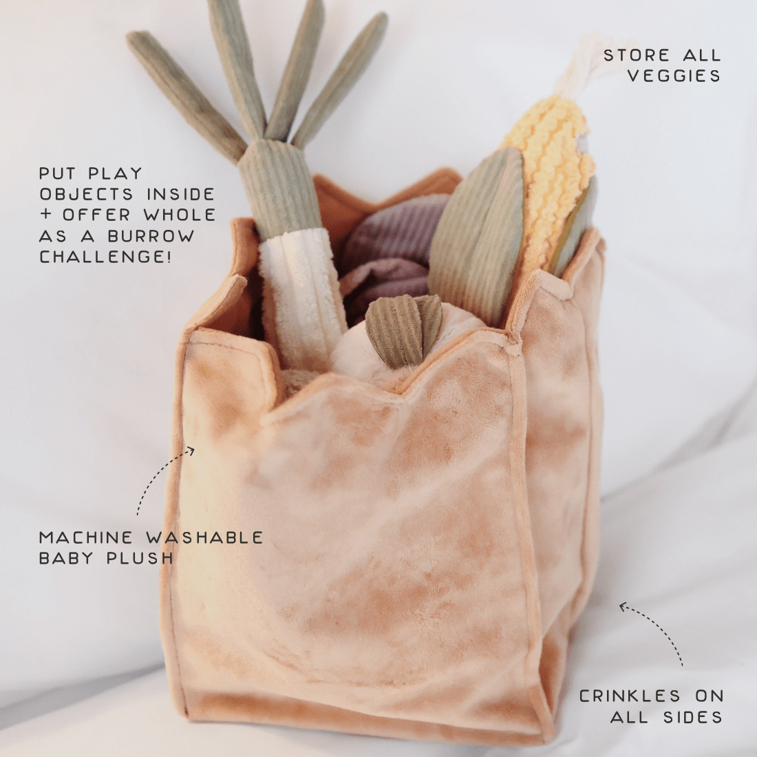 Lambwolf Collective FARMER'S MARKET SET // ENRICHMENT TOY SET// SNUFFLE TOY