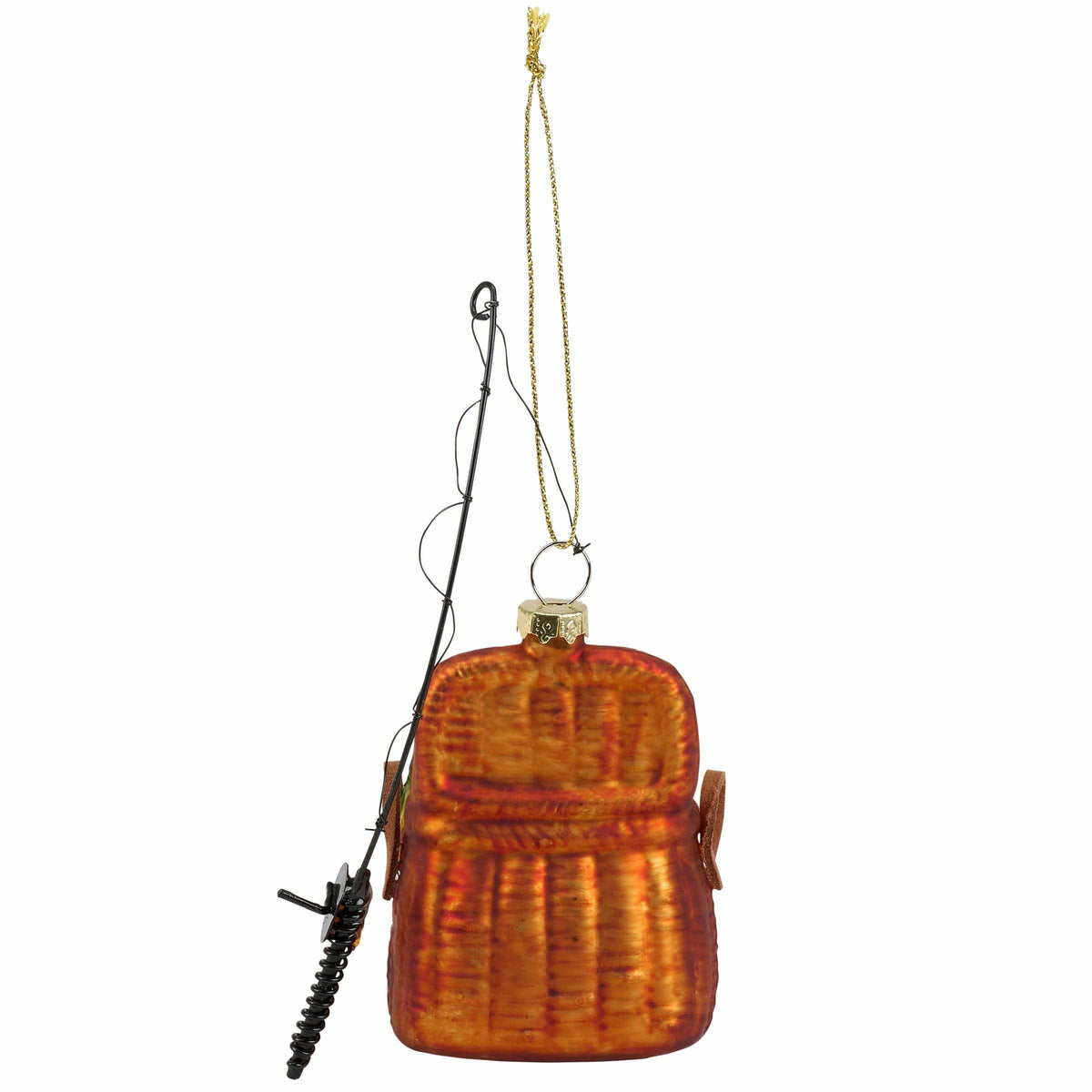 Primitives by Kathy SHOP Fishing Gear Glass Ornament