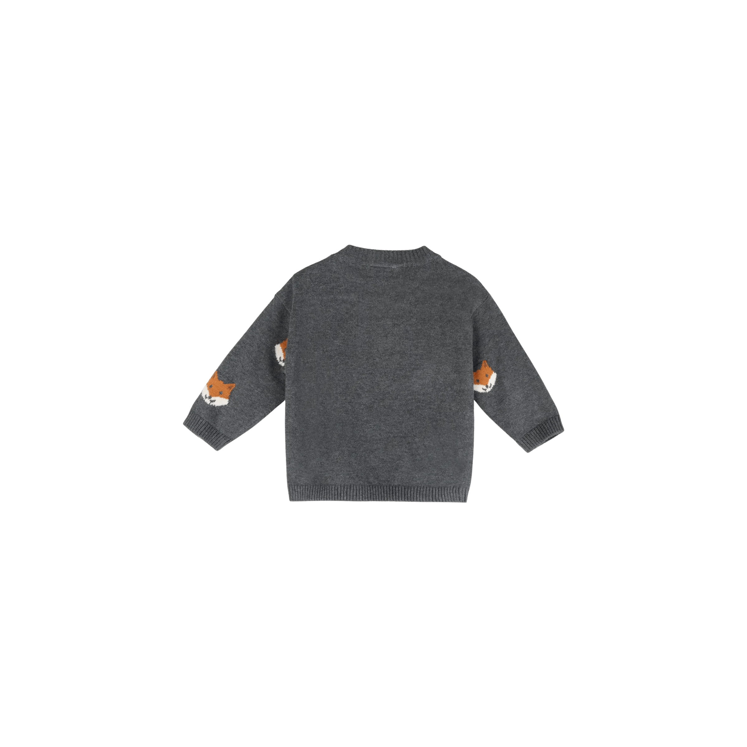 Viverano Organics SHOP Fox Jacquard Baby Pullover