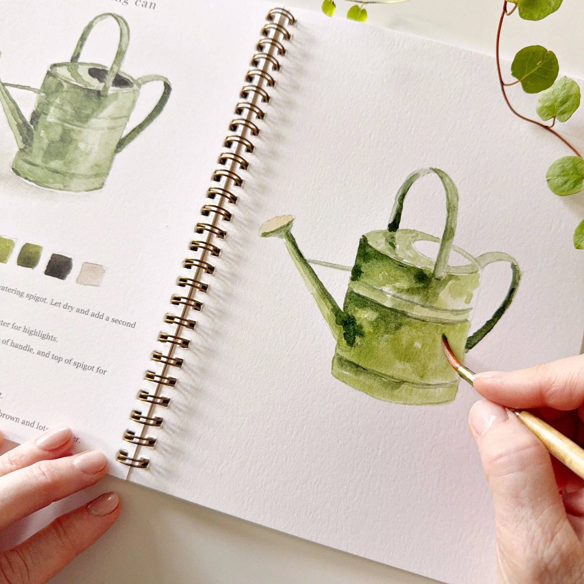 emily lex studio Garden watercolor workbook