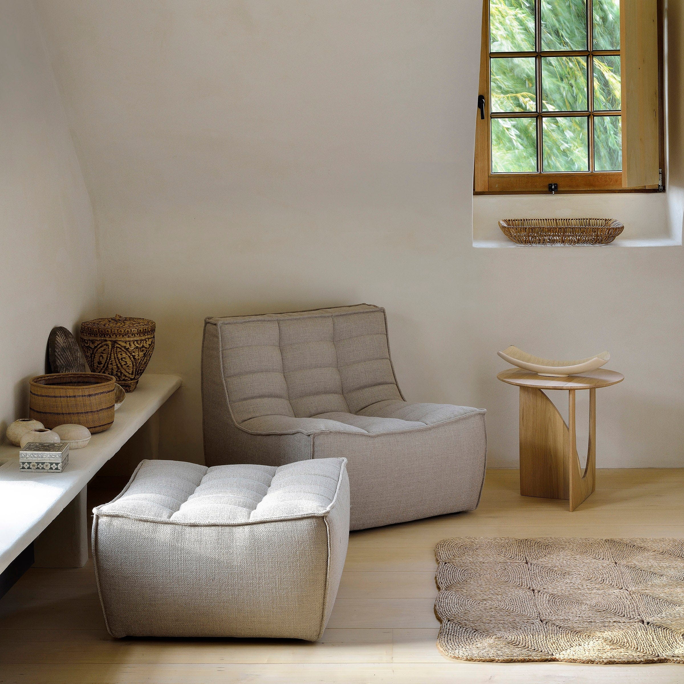 Ethnicraft Furniture Geometric Side Table