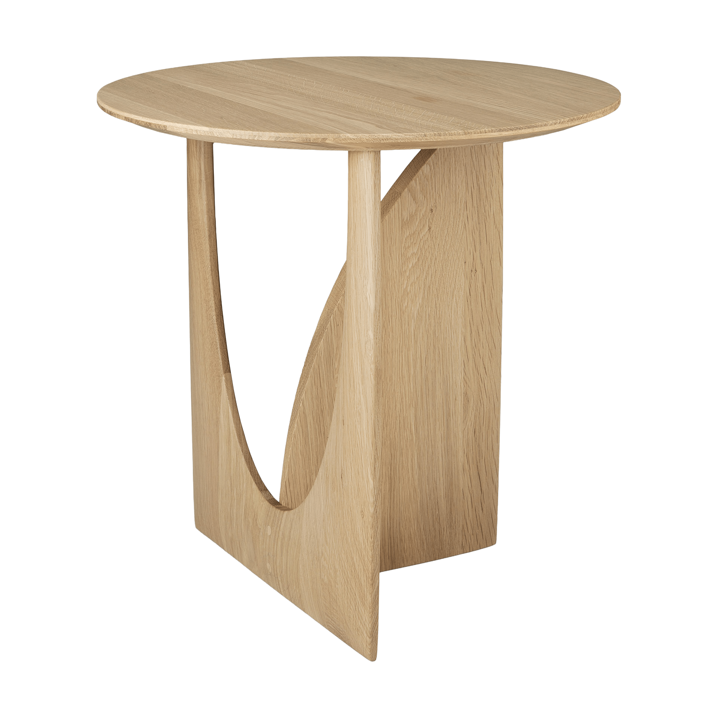Ethnicraft Furniture Oak Geometric Side Table