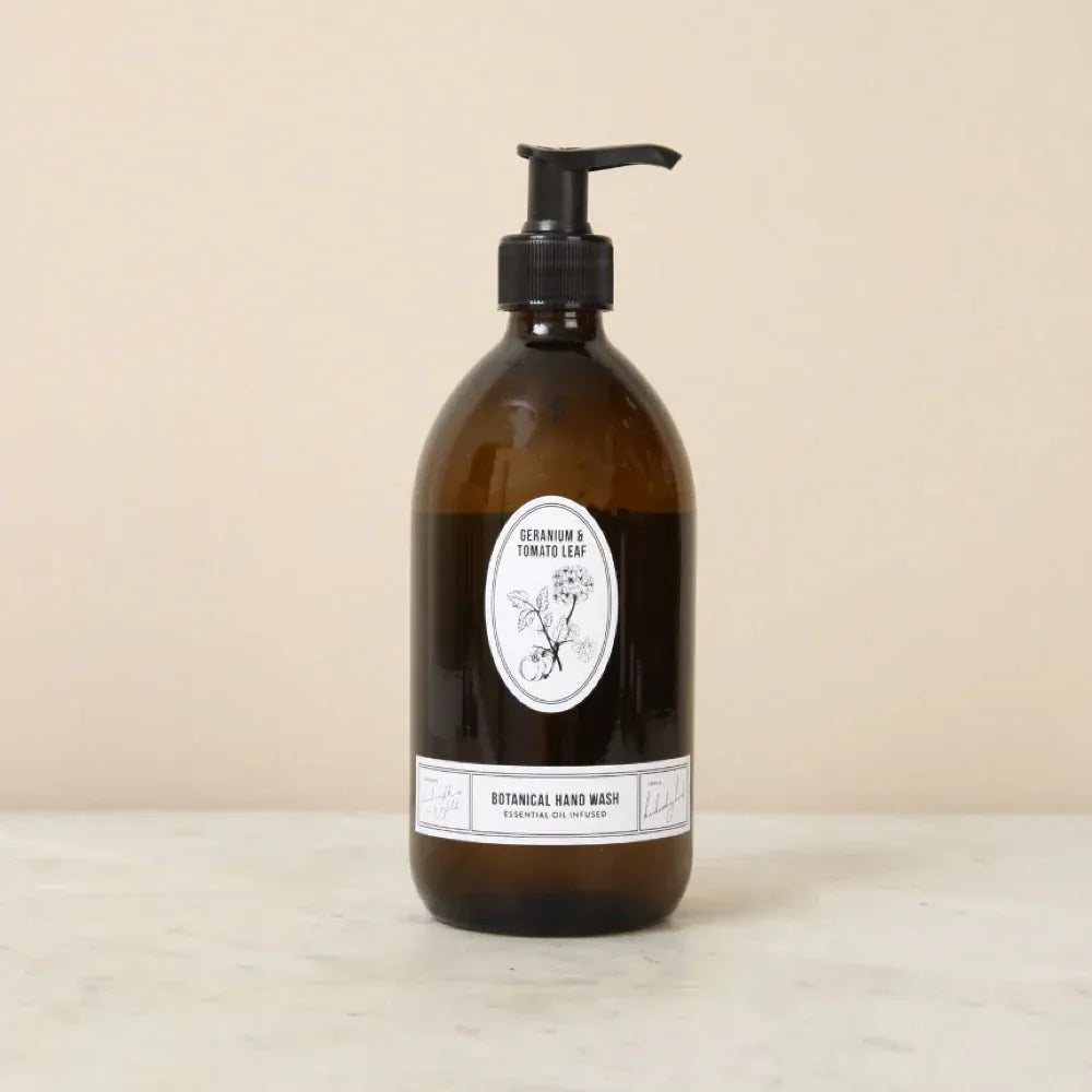 Norfolk Natural Living Liquid Hand Soap Geranium & Tomato Leaf Hand Wash