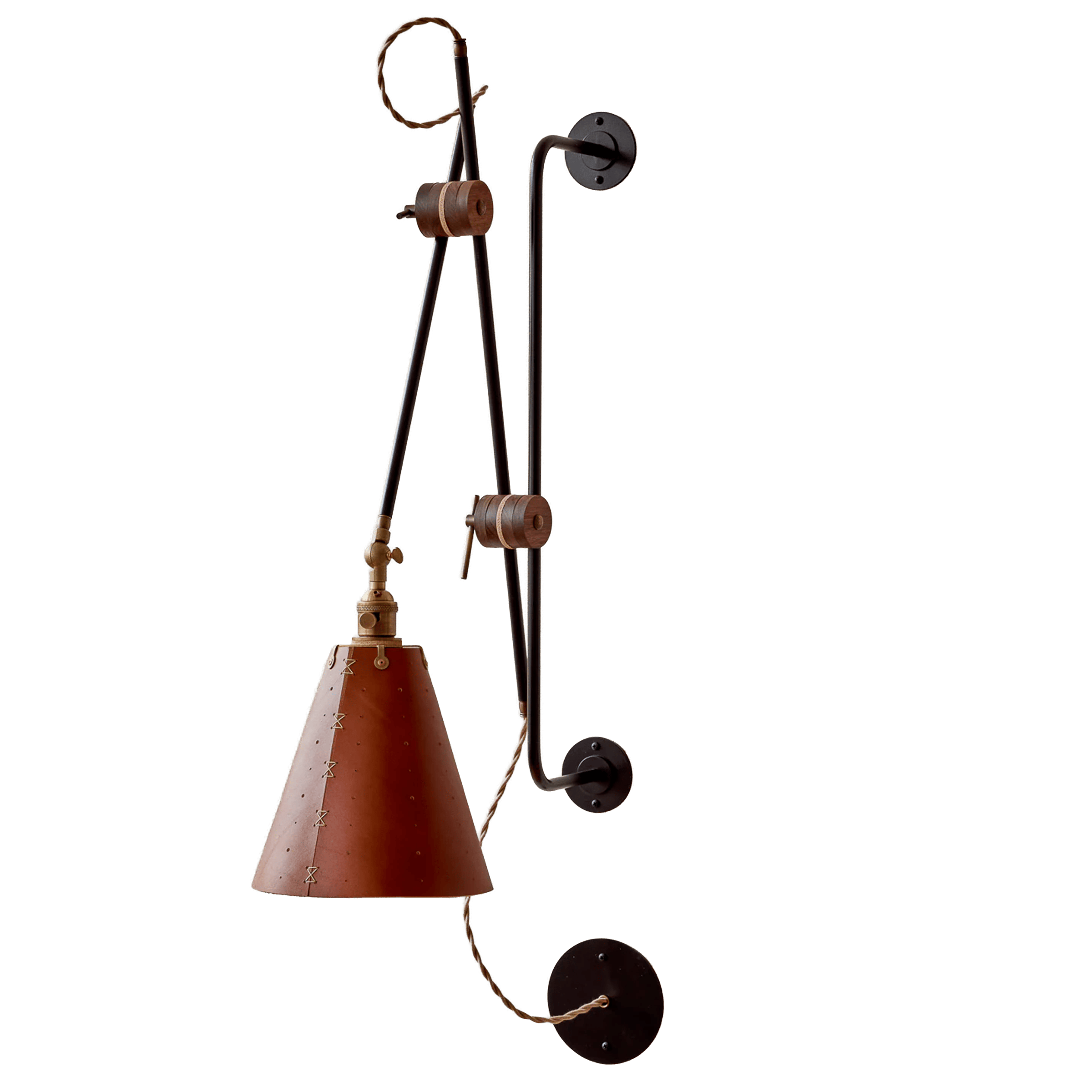 Lostine Lighting Tan / Hardwired Grace Articulating Wall Sconce