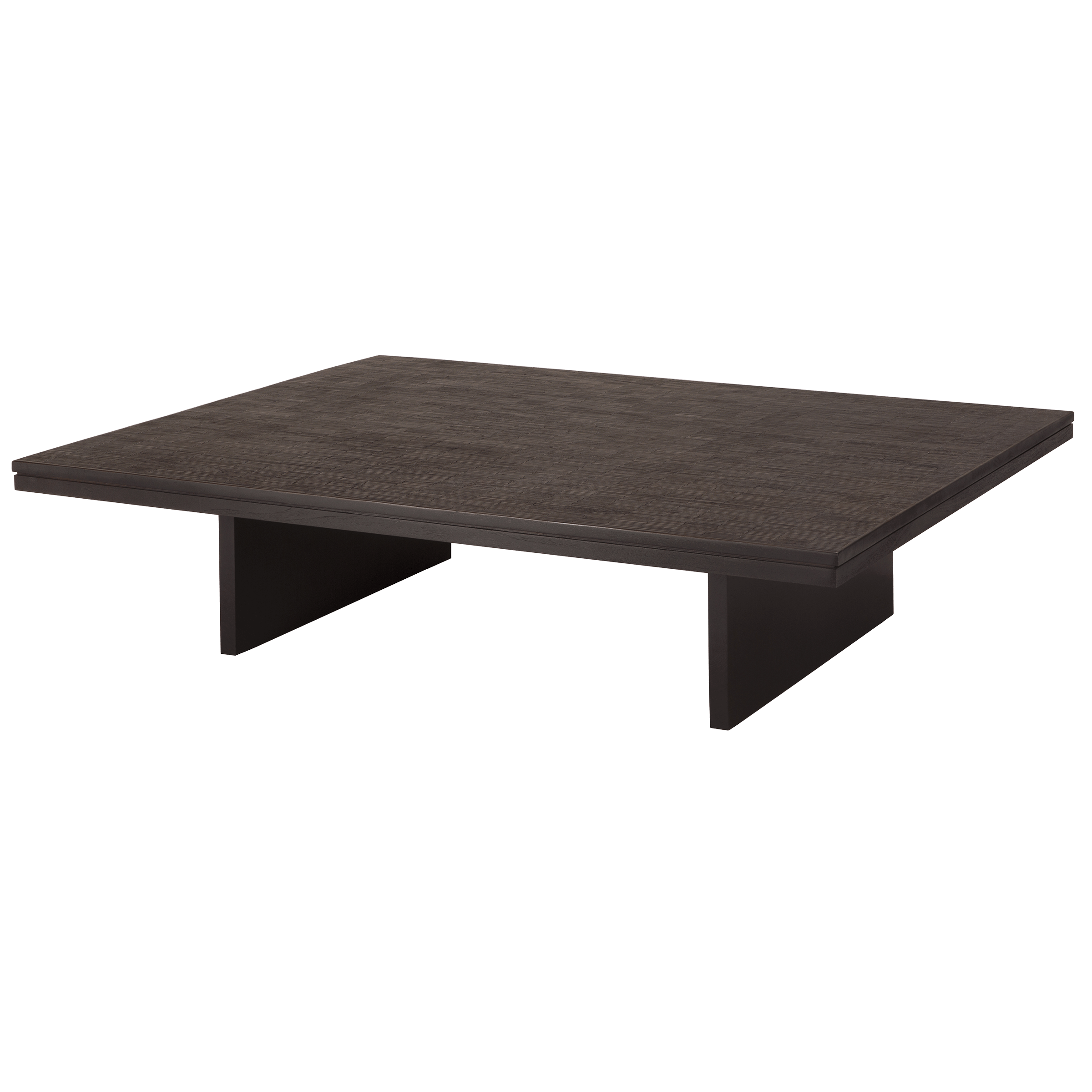 Ethnicraft Furniture 55" x 43.5" Grooves Coffee Table