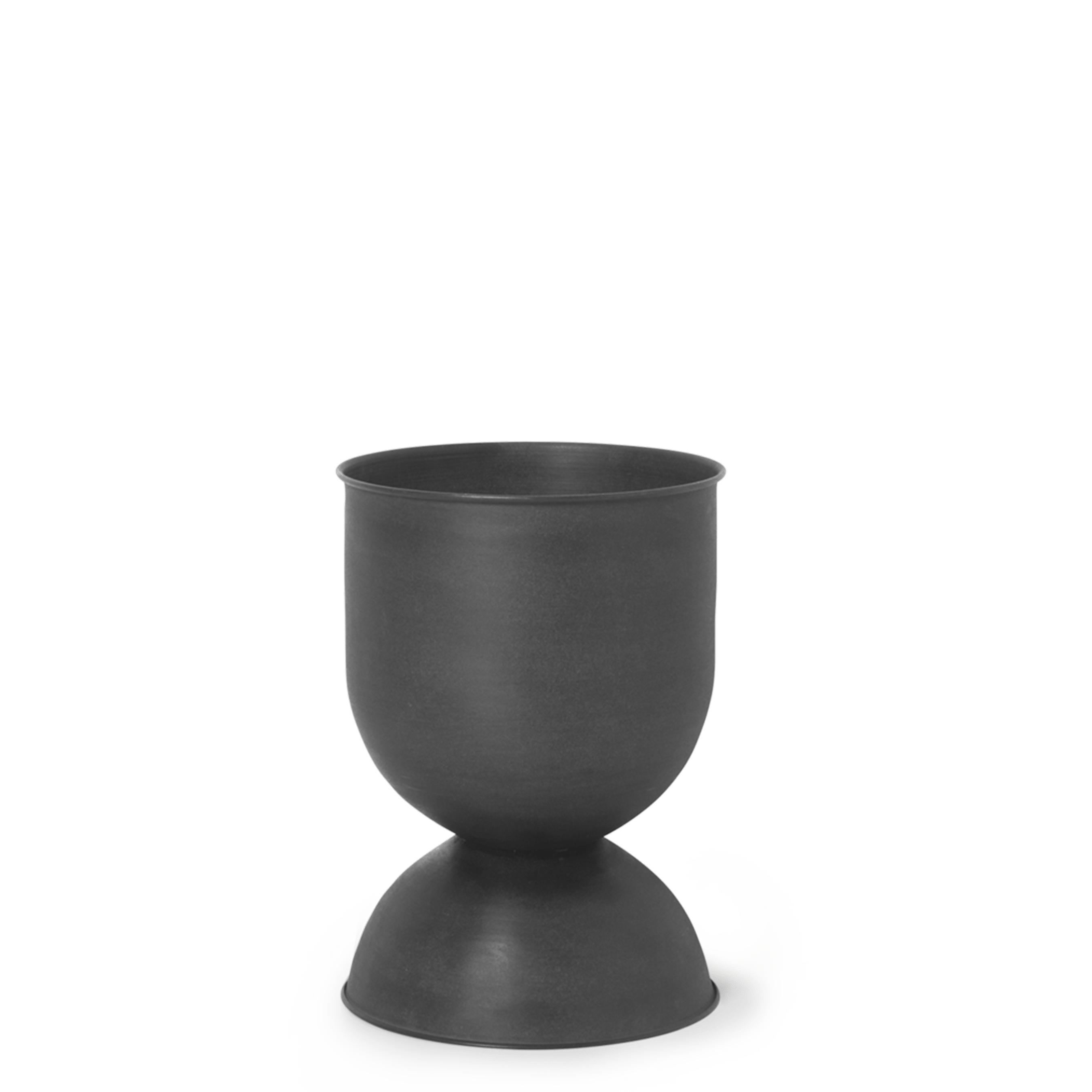 Ferm Living Garden Black Hourglass Pot, Small