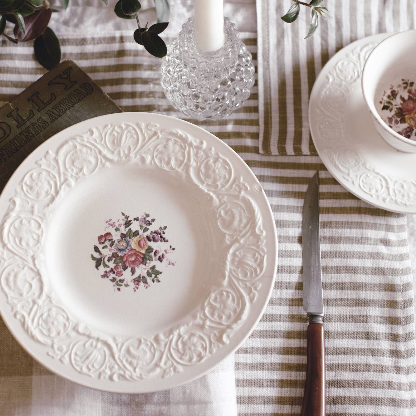 Heirloomed Collection SHOP Keepsake Oatmeal Linen Placemat