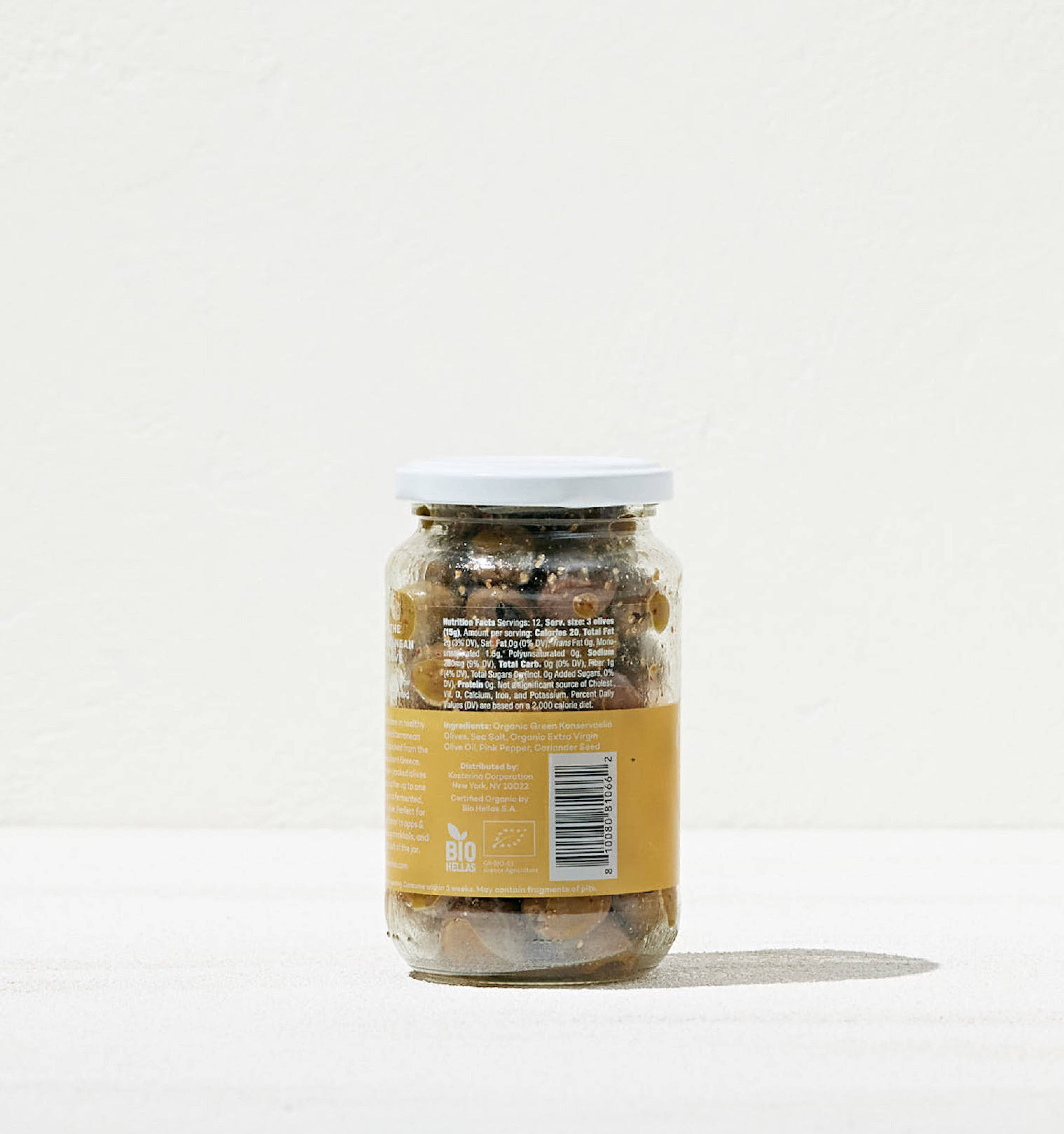 Kosterina Kosterina - Coriander and Pink Pepper Green Olives