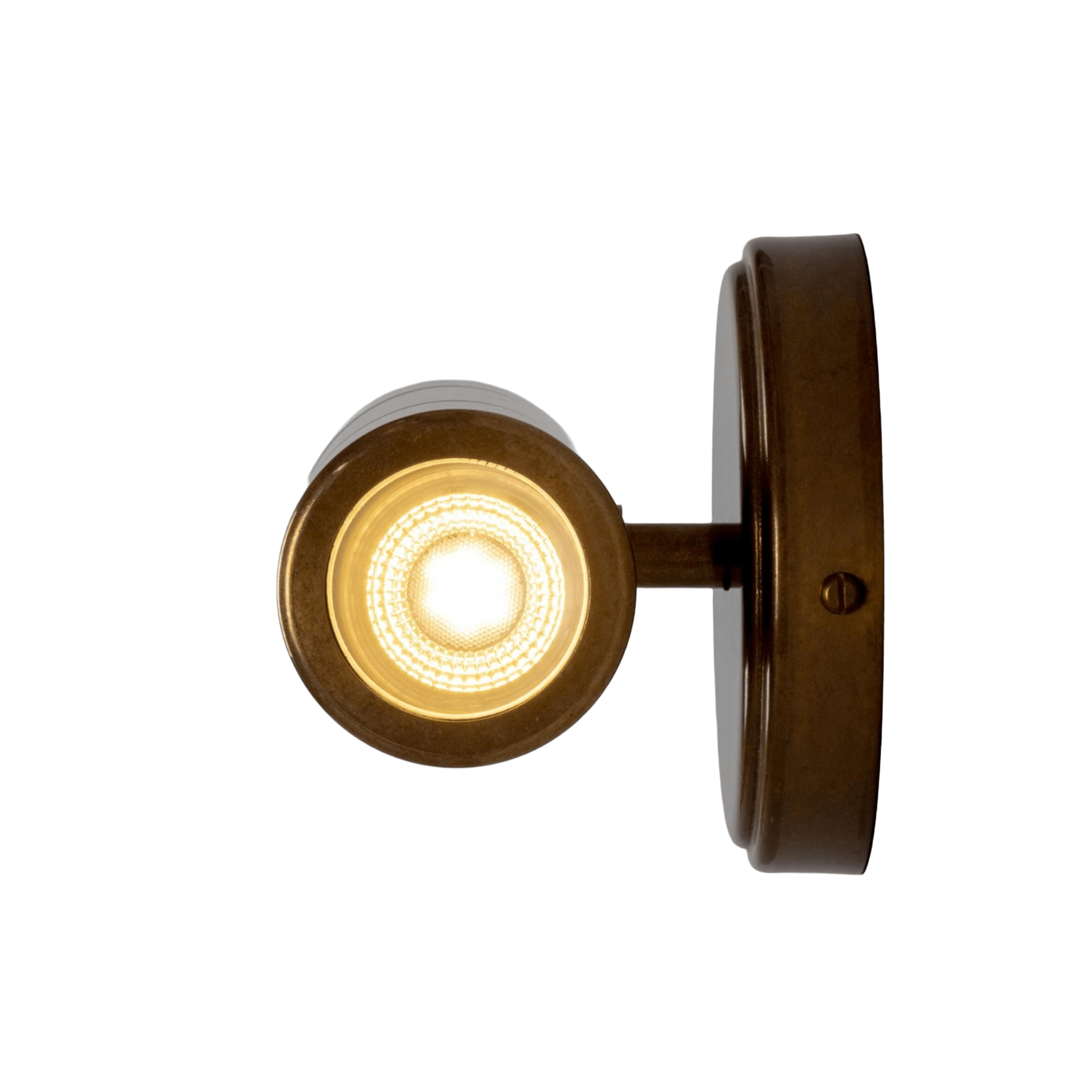 Mullan Lighting Lighting Lana Up / Down Brass Outdoor Wall Sconce