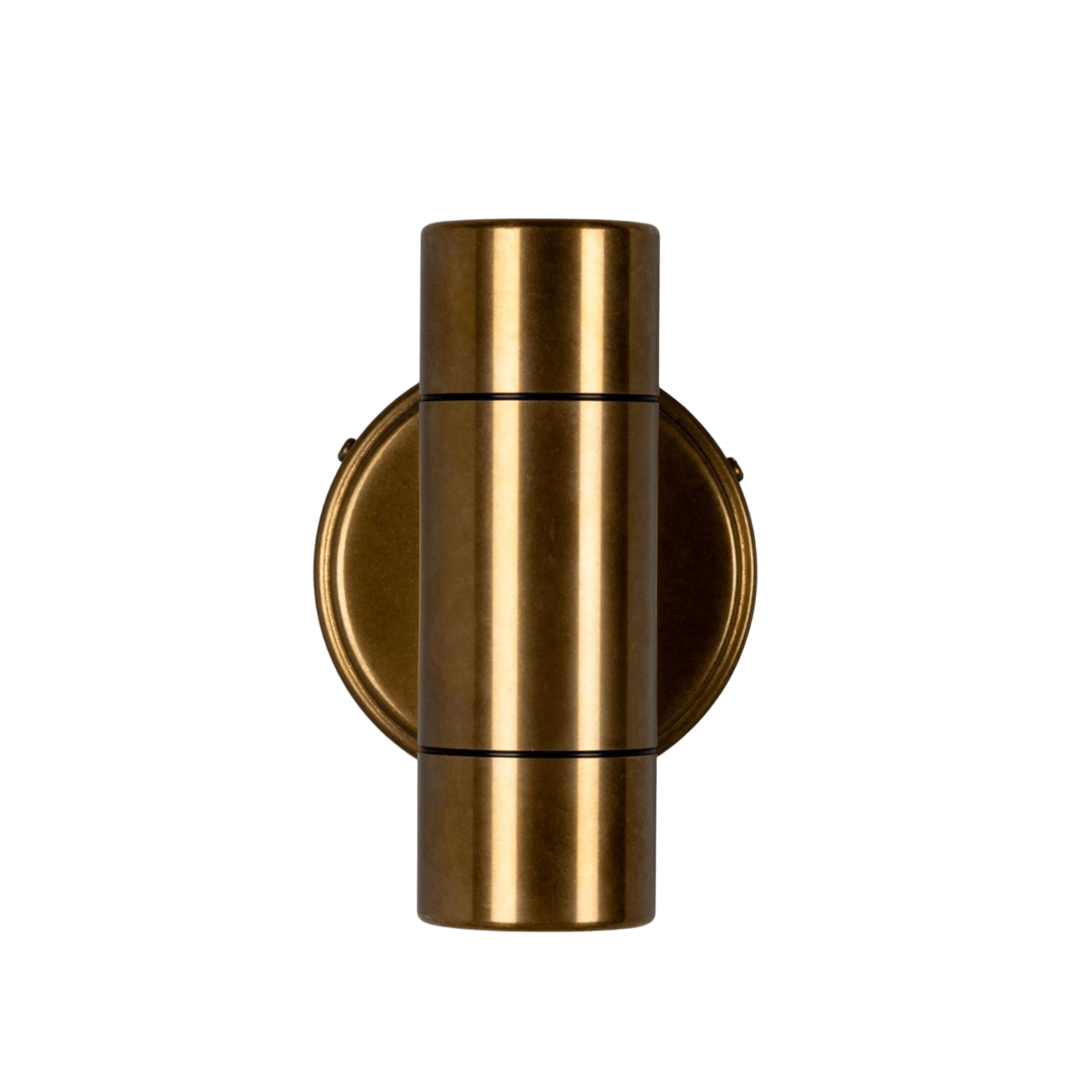 Mullan Lighting Lighting Lana Up / Down Brass Outdoor Wall Sconce