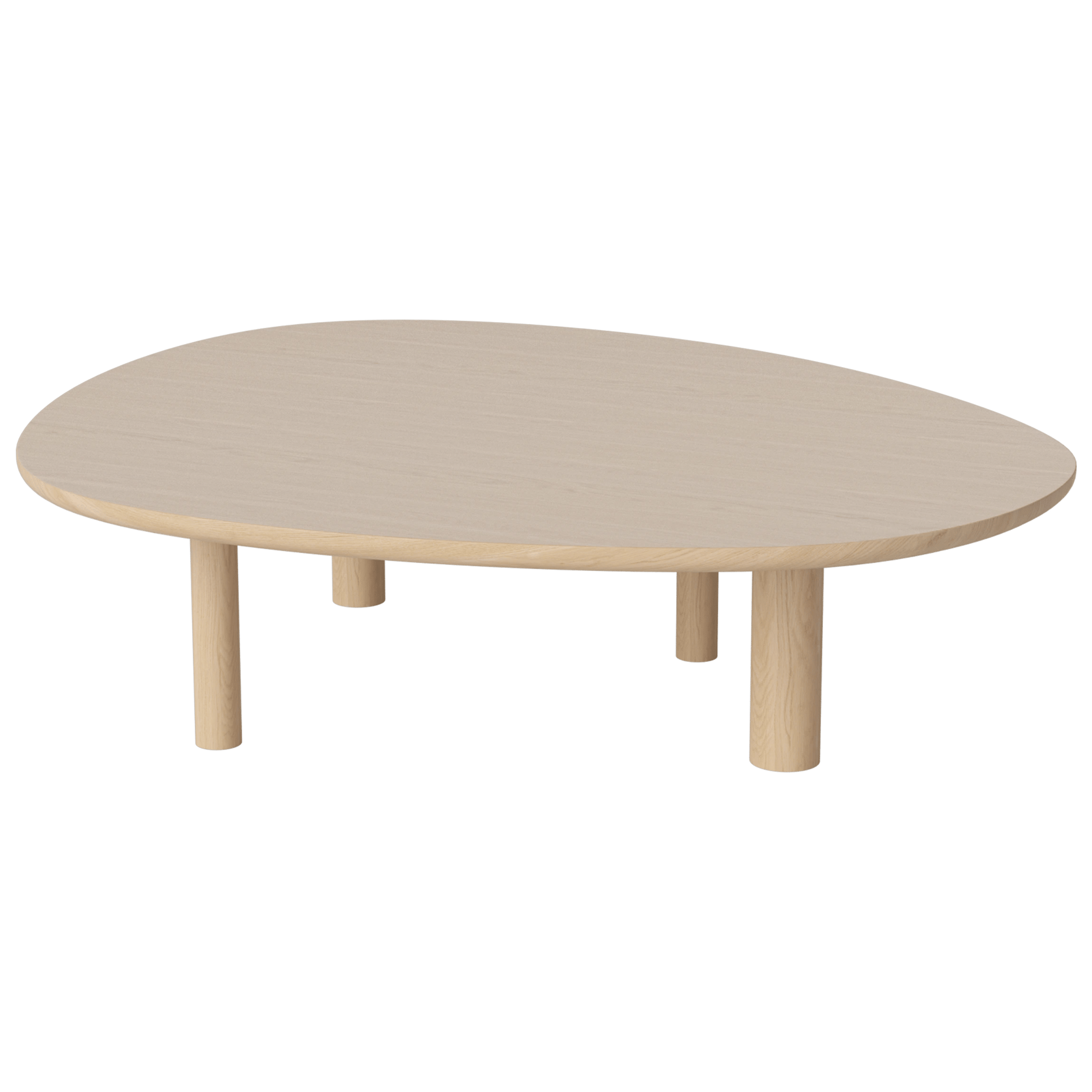 Bolia Furniture Large / White Pigmented Oiled Oak Latch Coffee Table