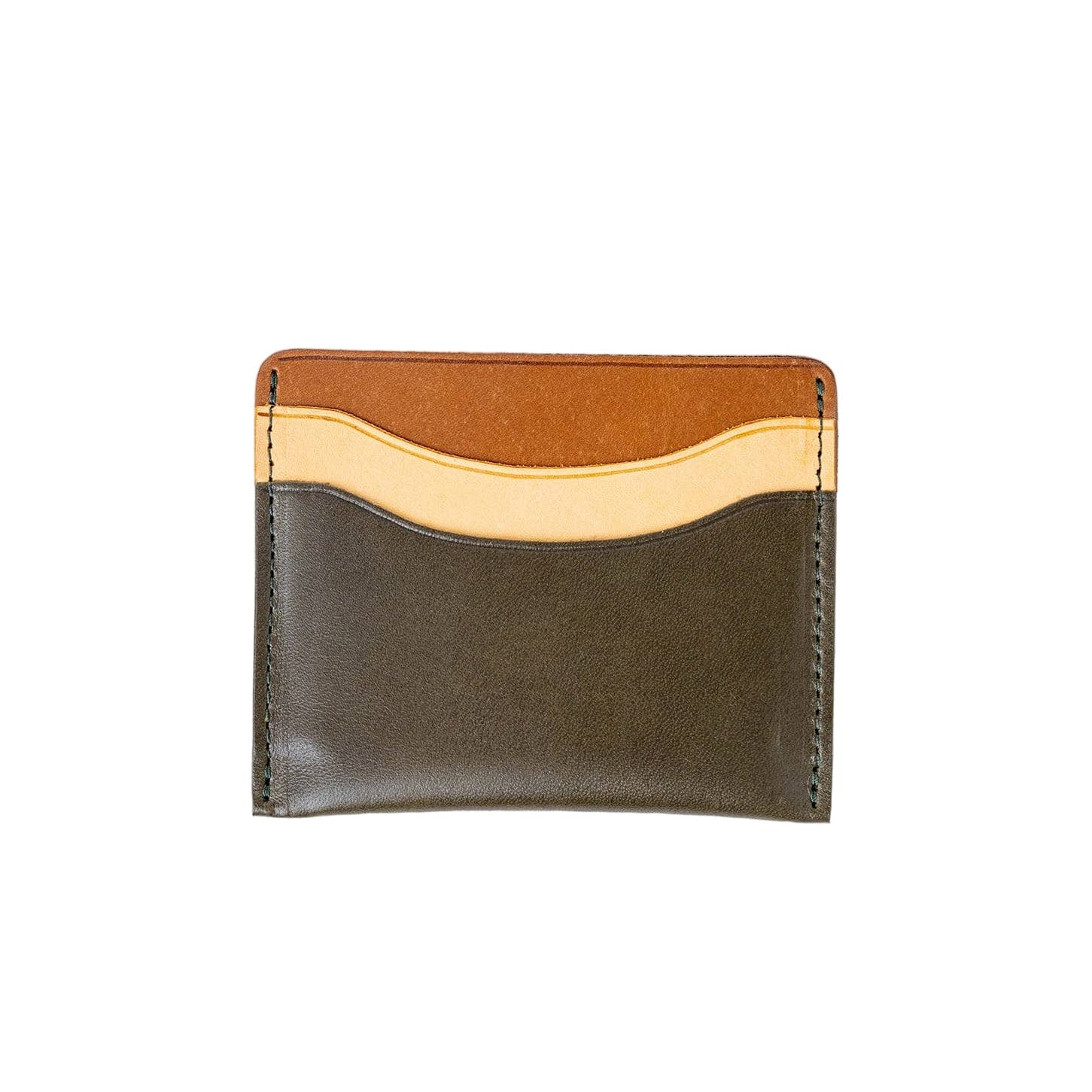WP Standard Wallets & Money Clips Mixed Green Leather Card Holder
