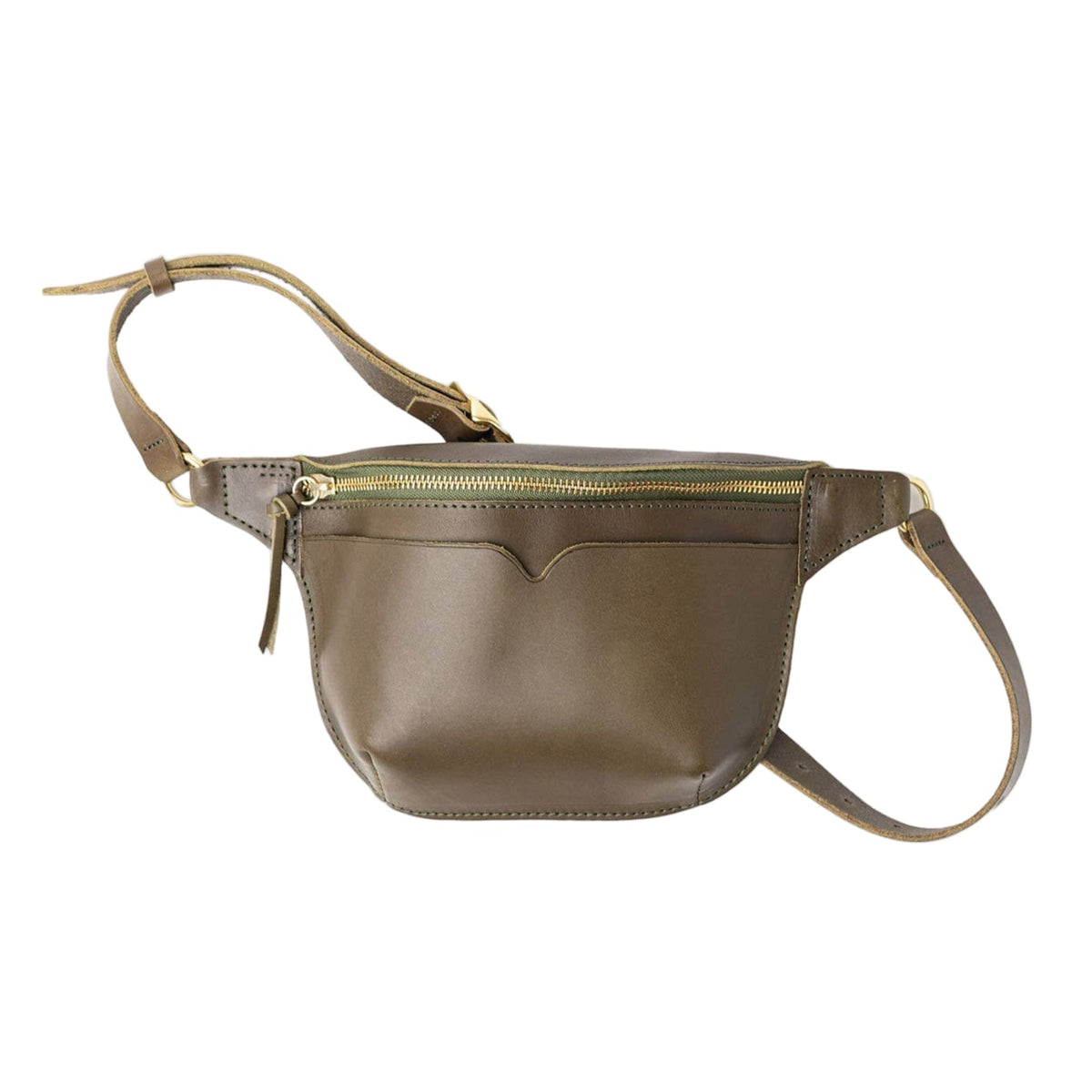 WP Standard Bag Olive Leather Sling Bag